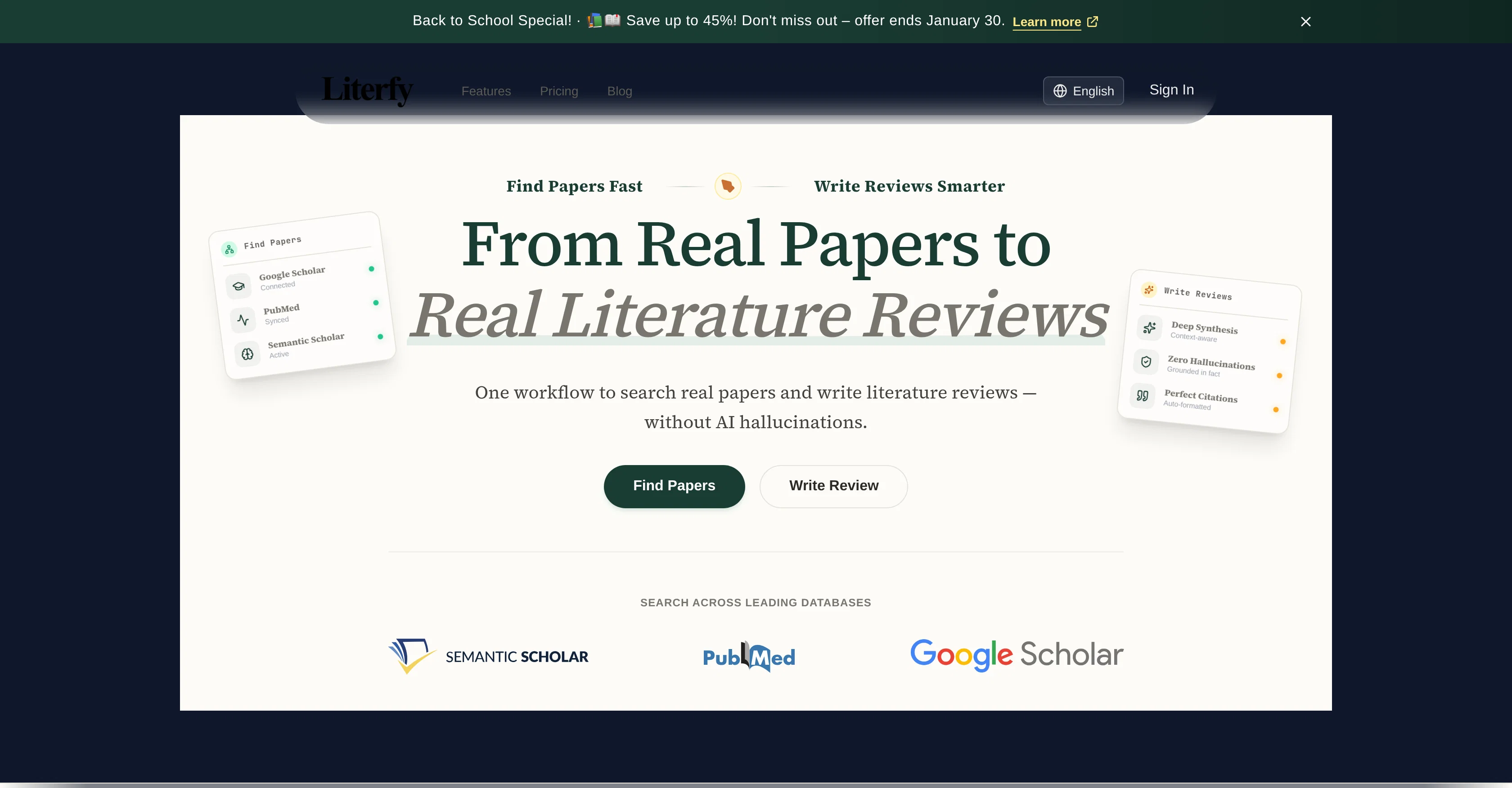 Literfy website