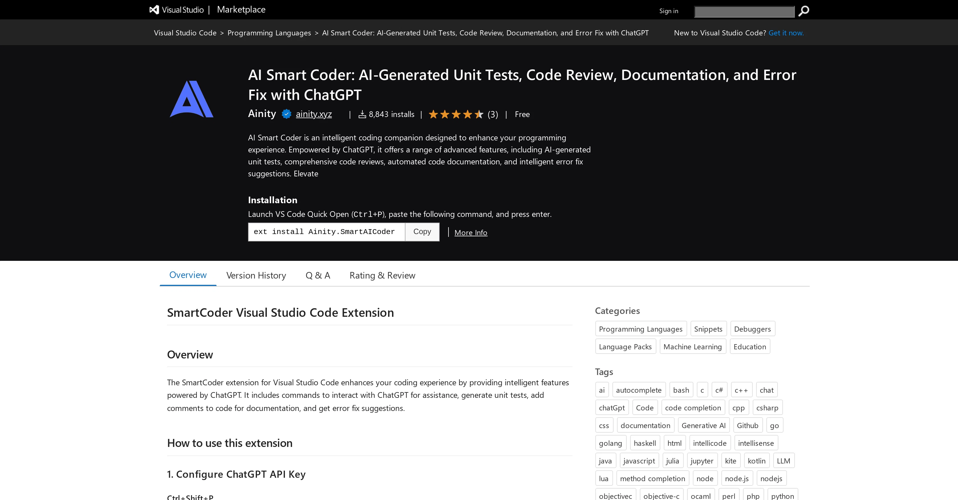 AI Smart Coder website