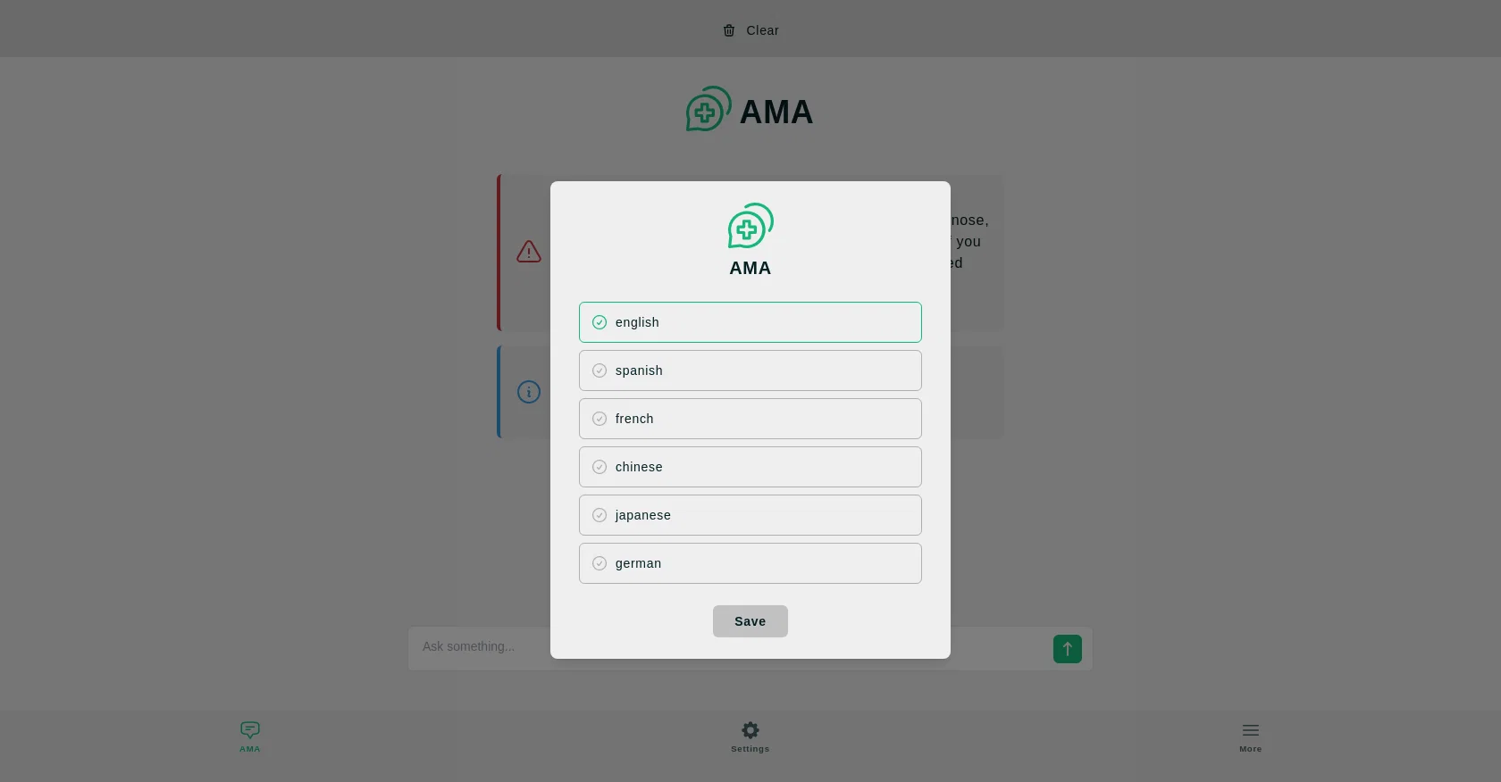 AMA website