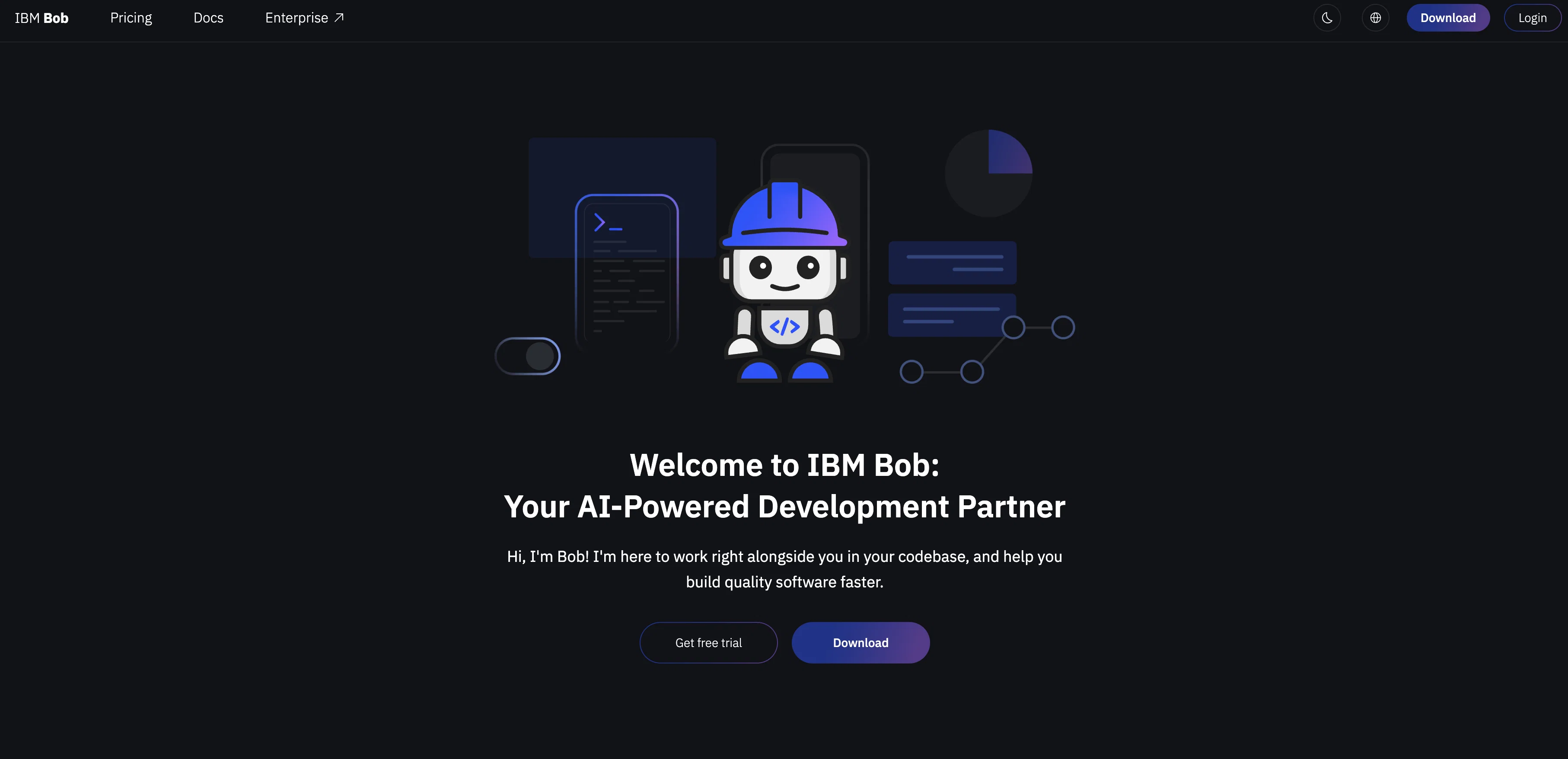 Bob by IBM website