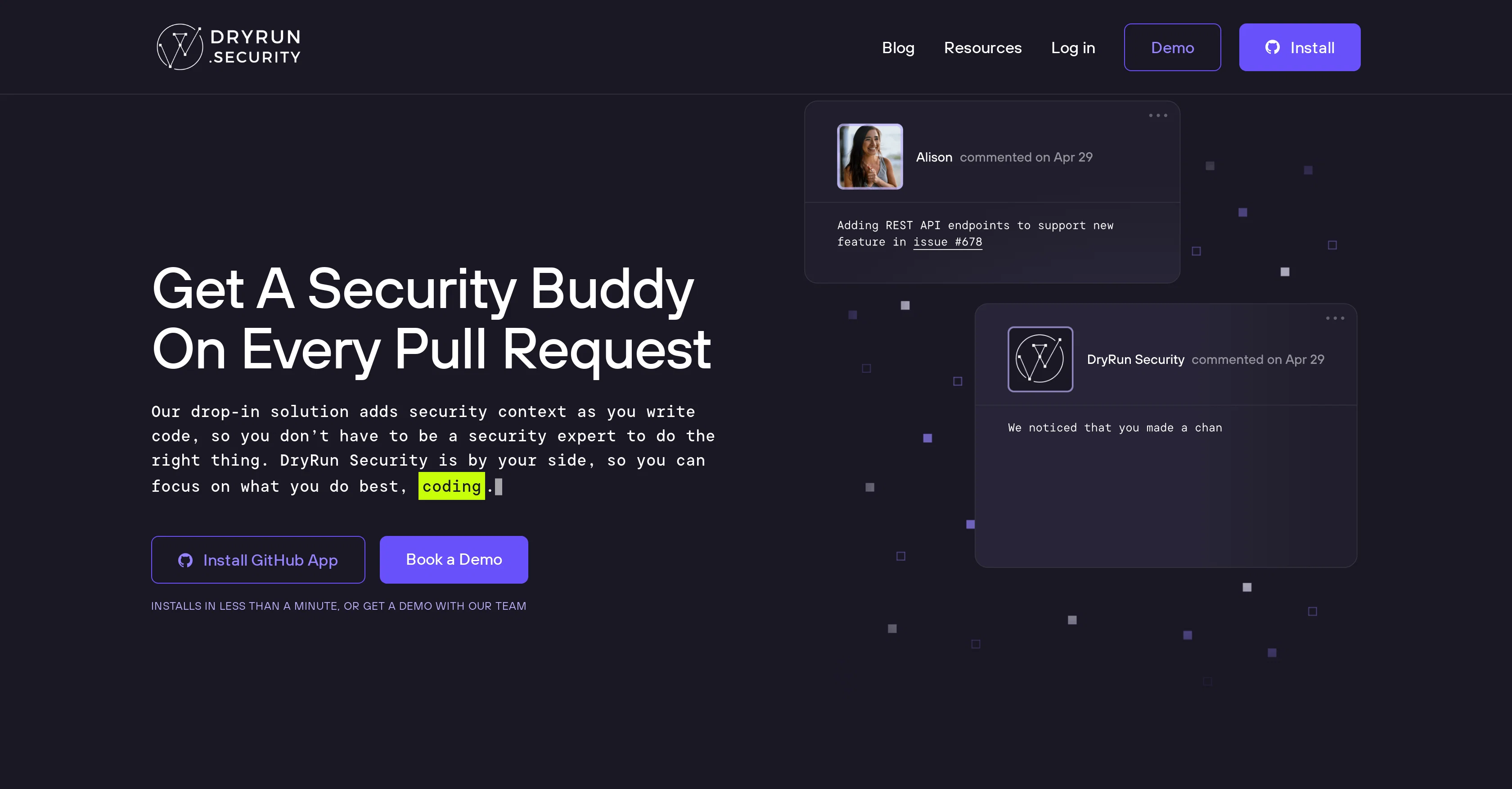 DryRun Security website