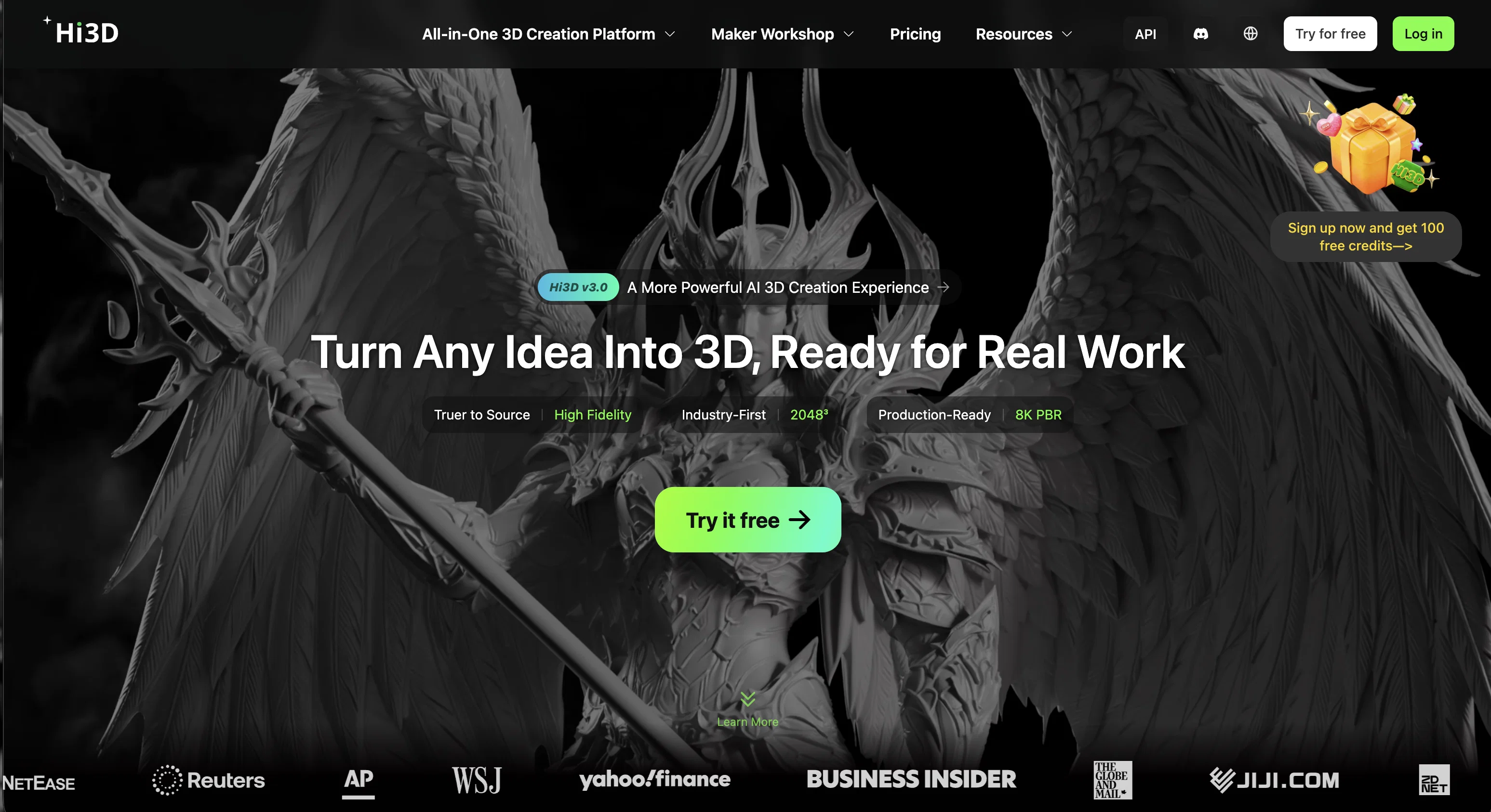 Hi3D website