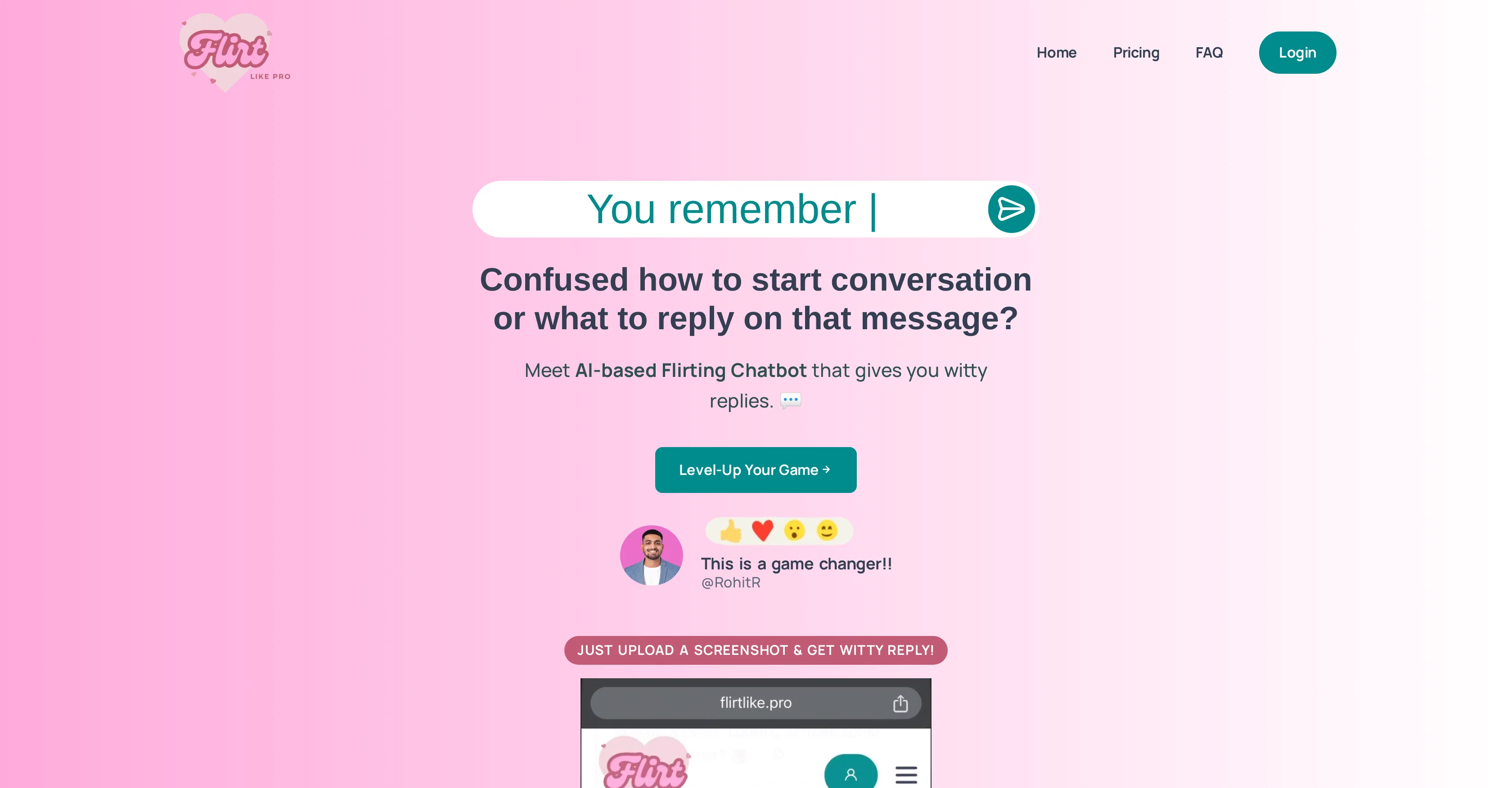 FlirtLikePro website