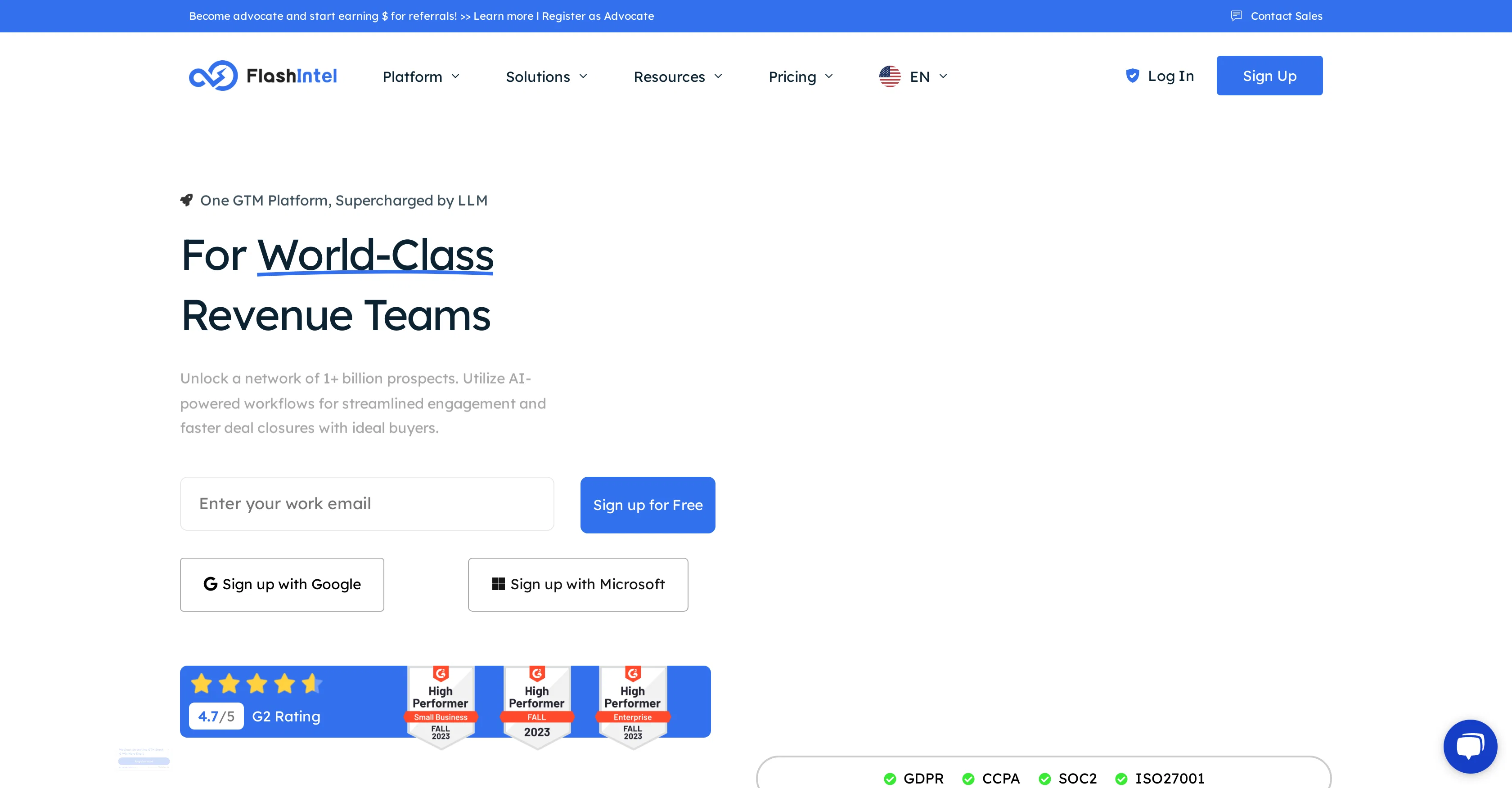 FlashIntel website