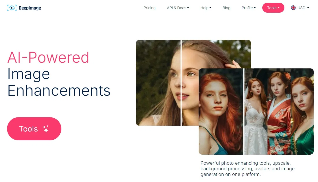 Deep Image website