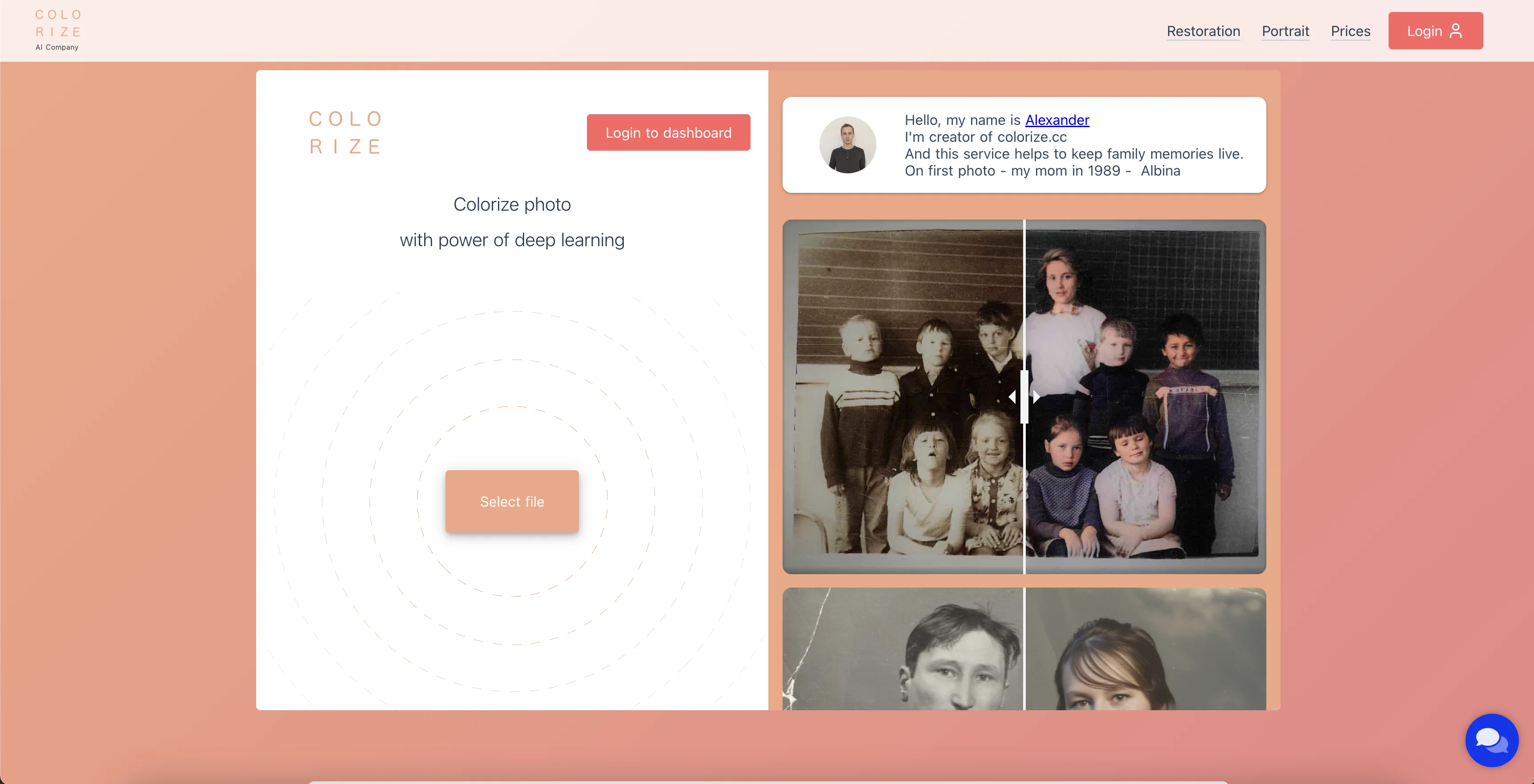 Colorize website