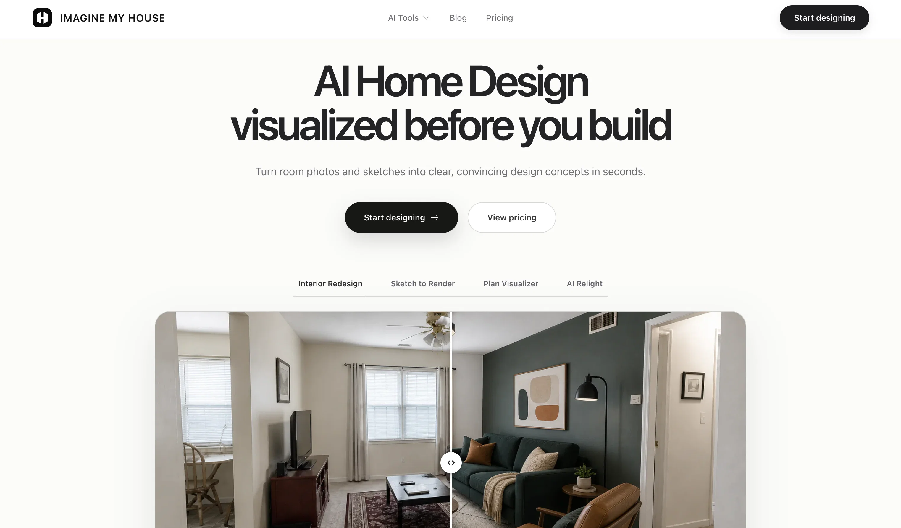 ImagineMyHouse website