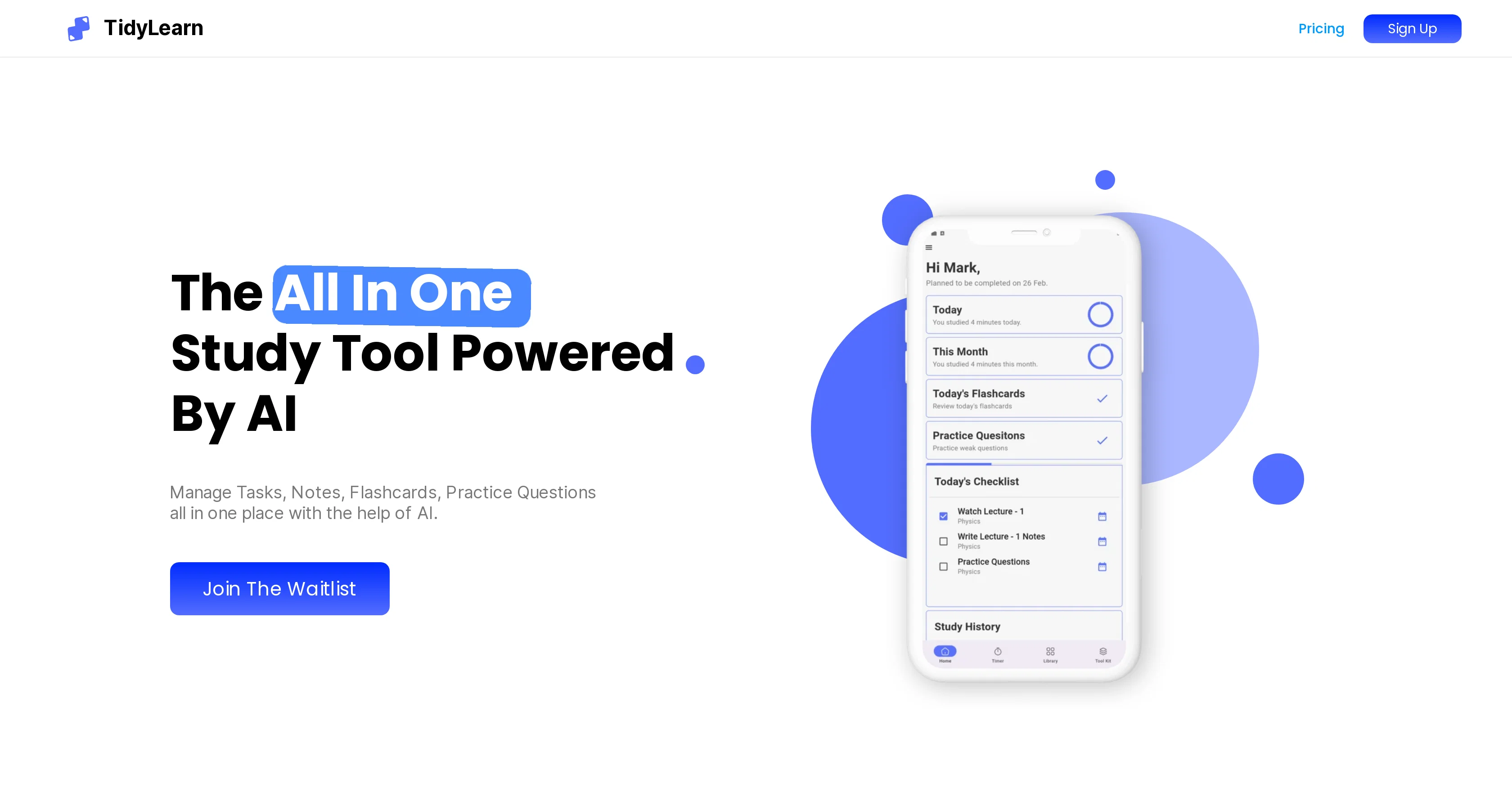 TidyLearn website