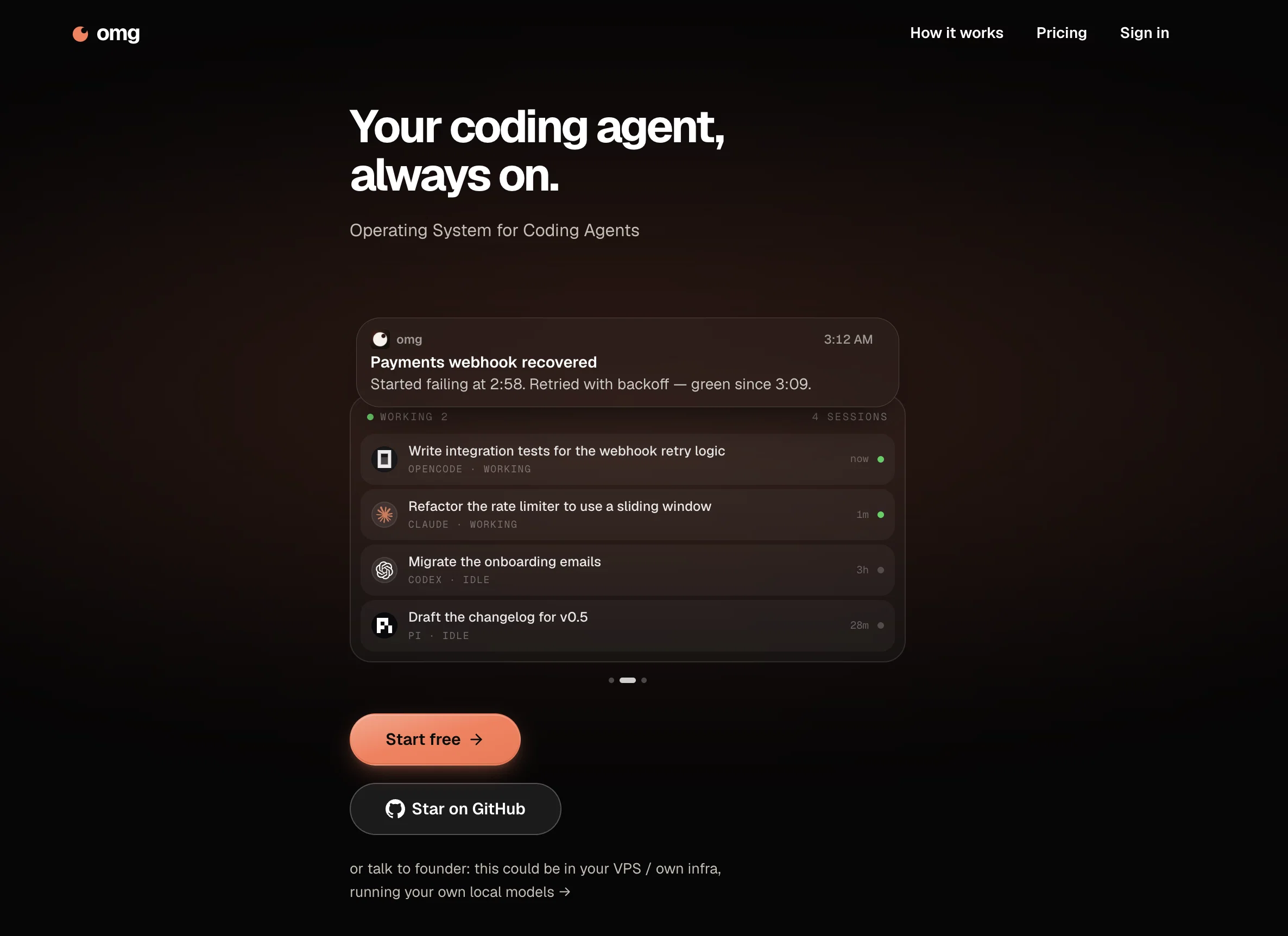 omg.dev website
