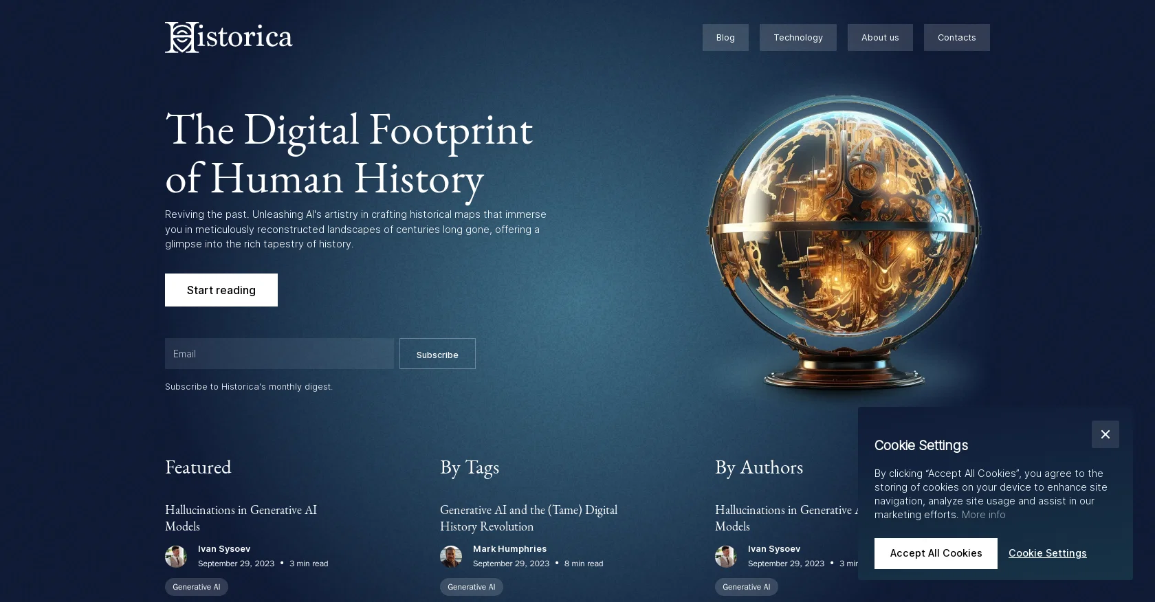 Historica website