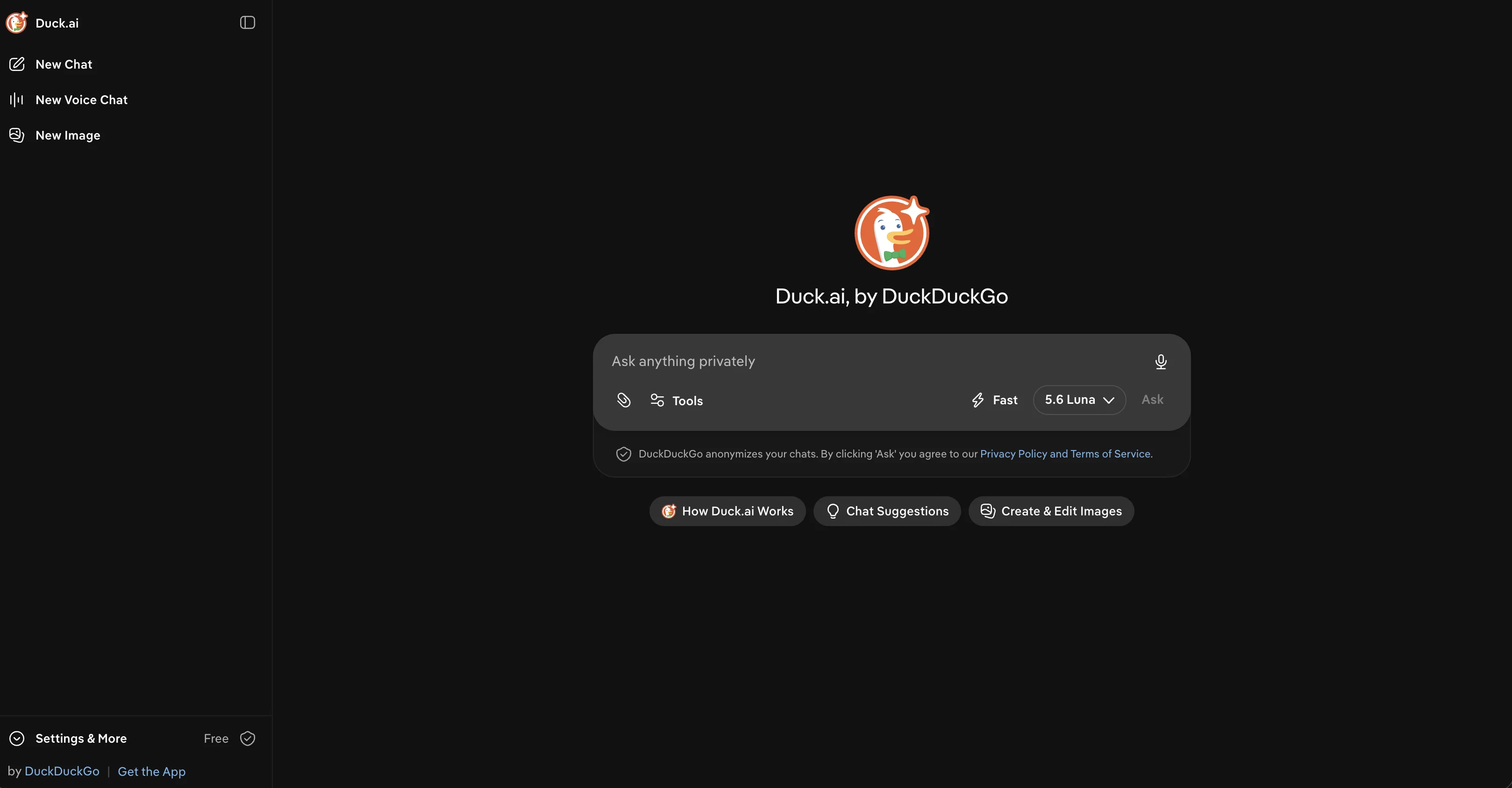 DuckDuckGo website