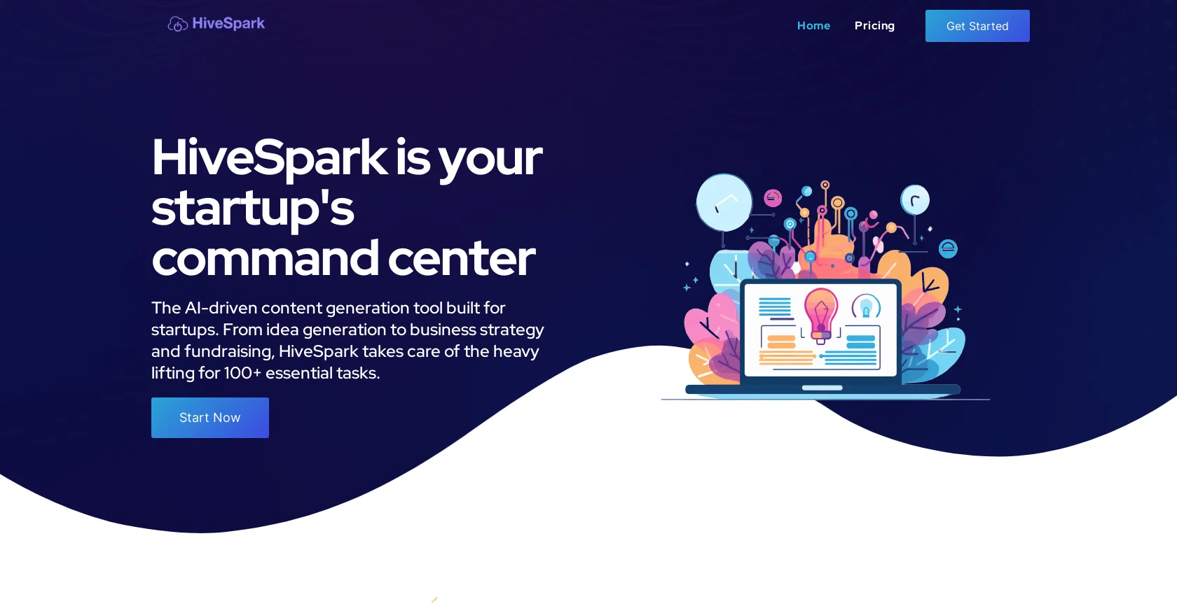 HiveSpark website