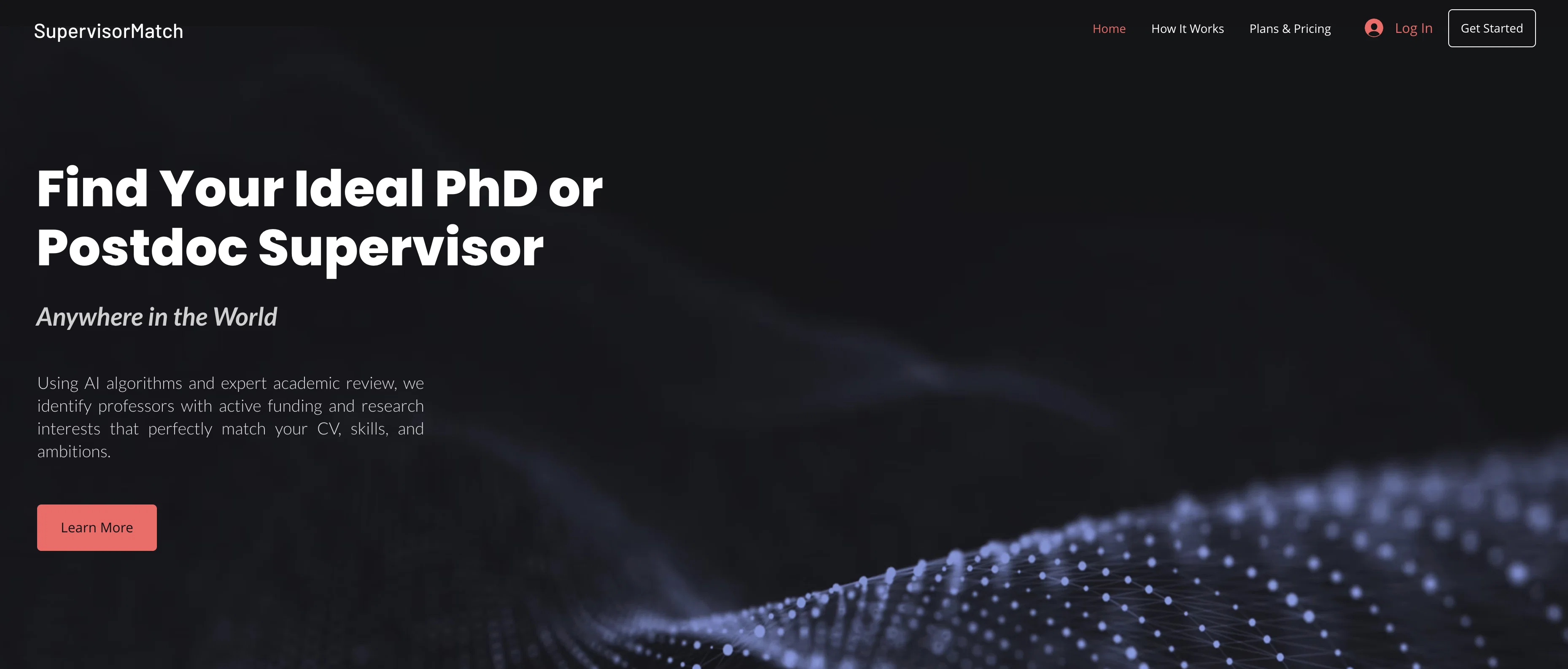 SupervisorMatch website