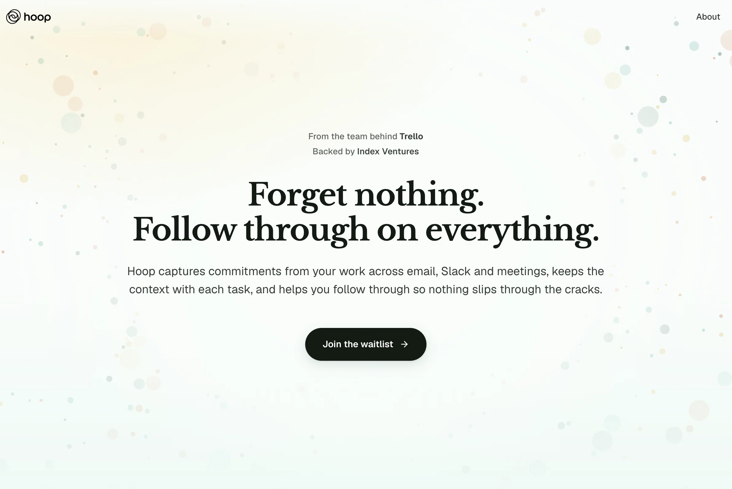 Hoop website
