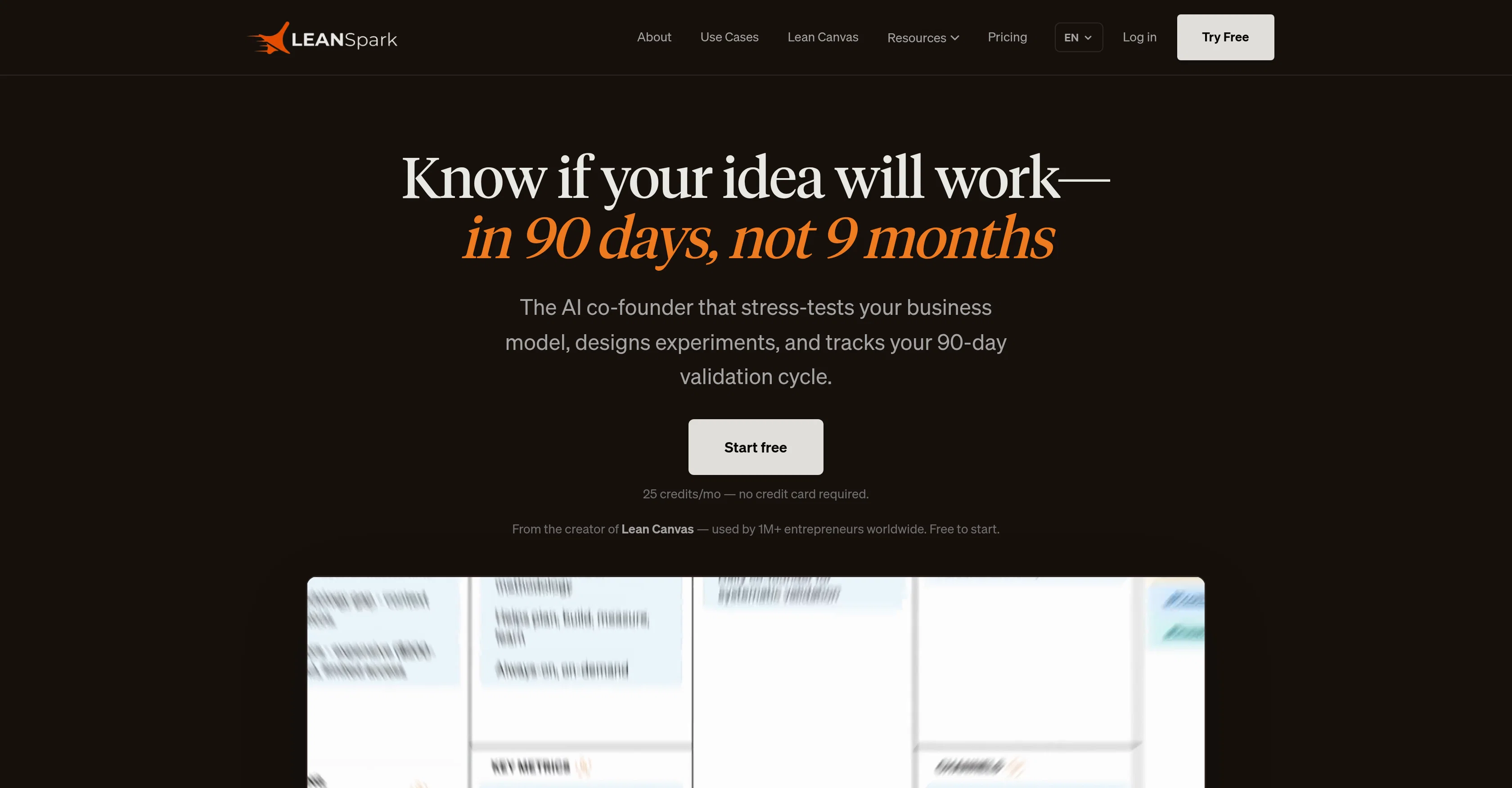 LEANSpark website