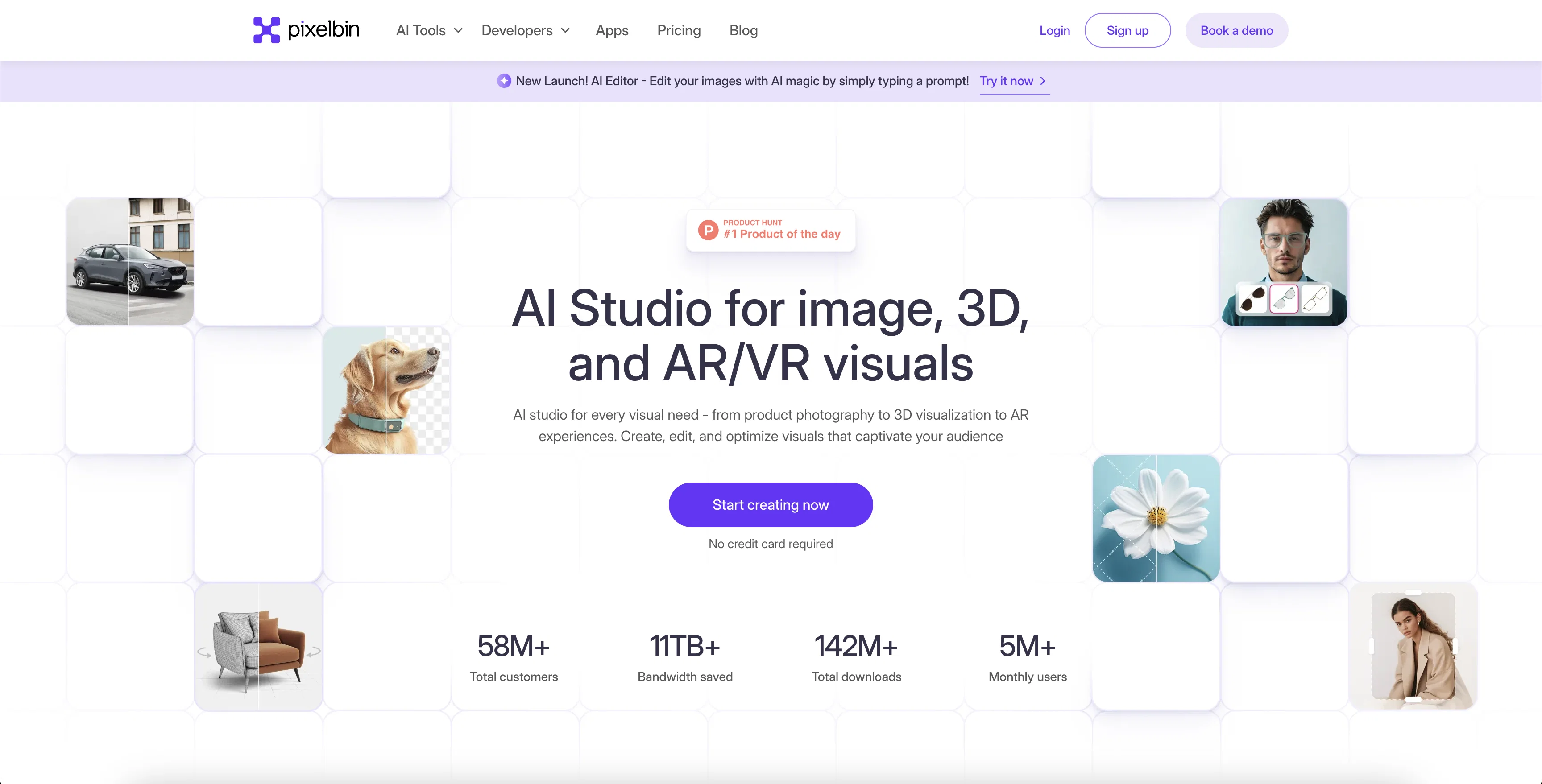 PixelBin website