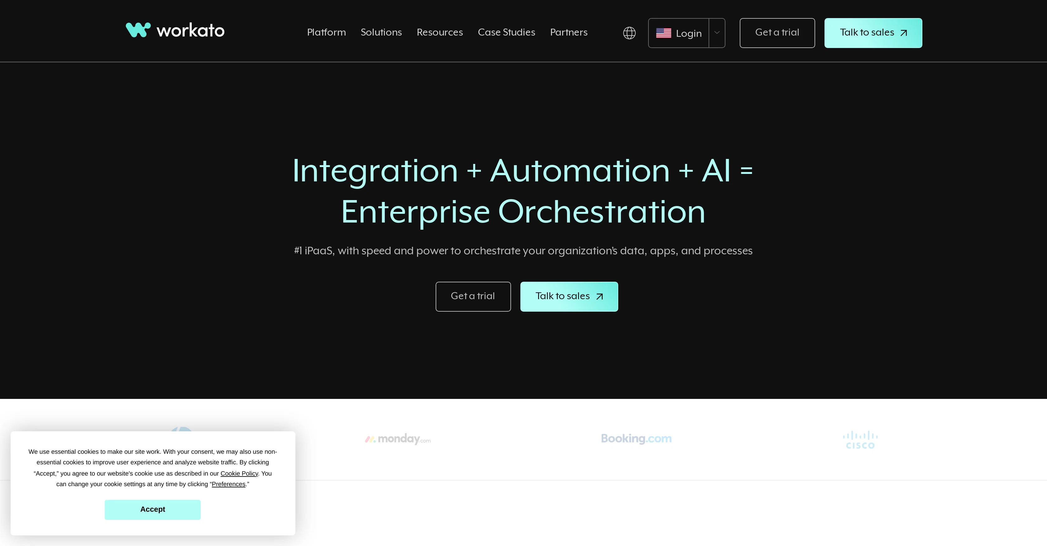 Workato website