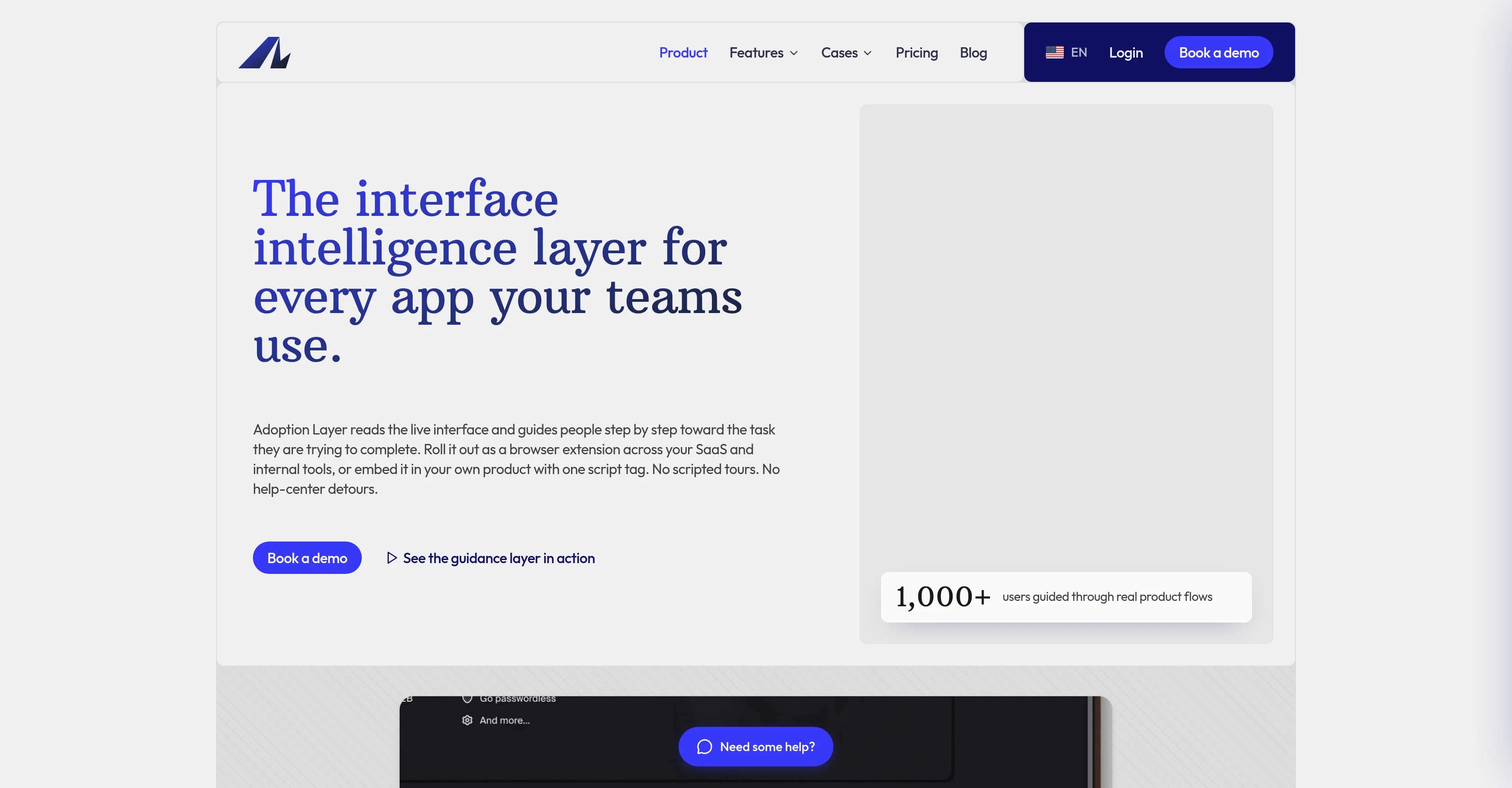 Adoption Layer website