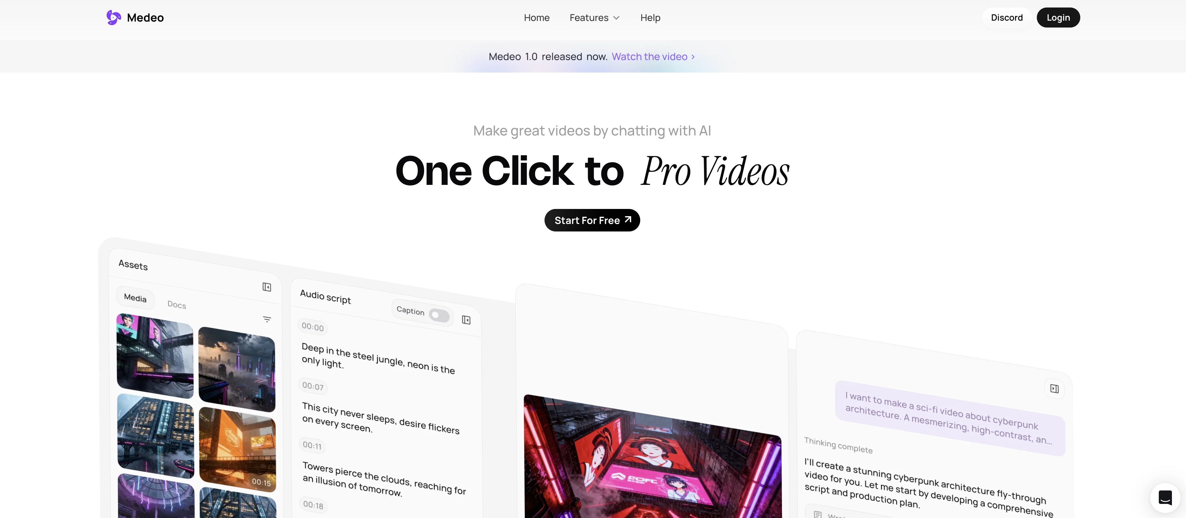 Medeo website
