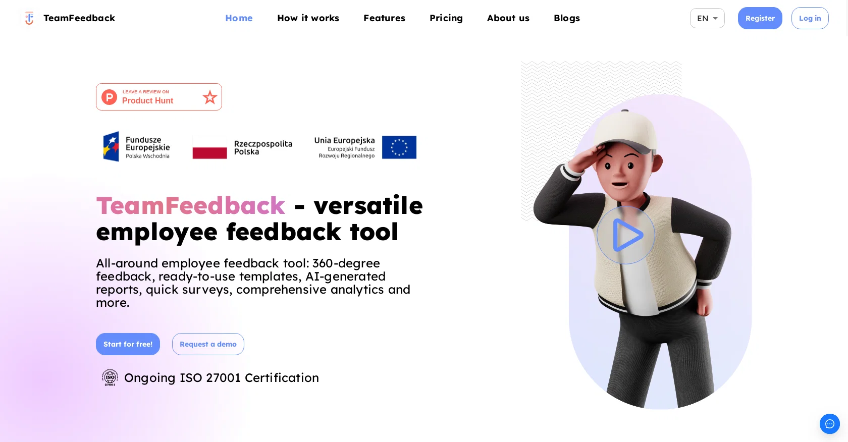 TeamFeedback website