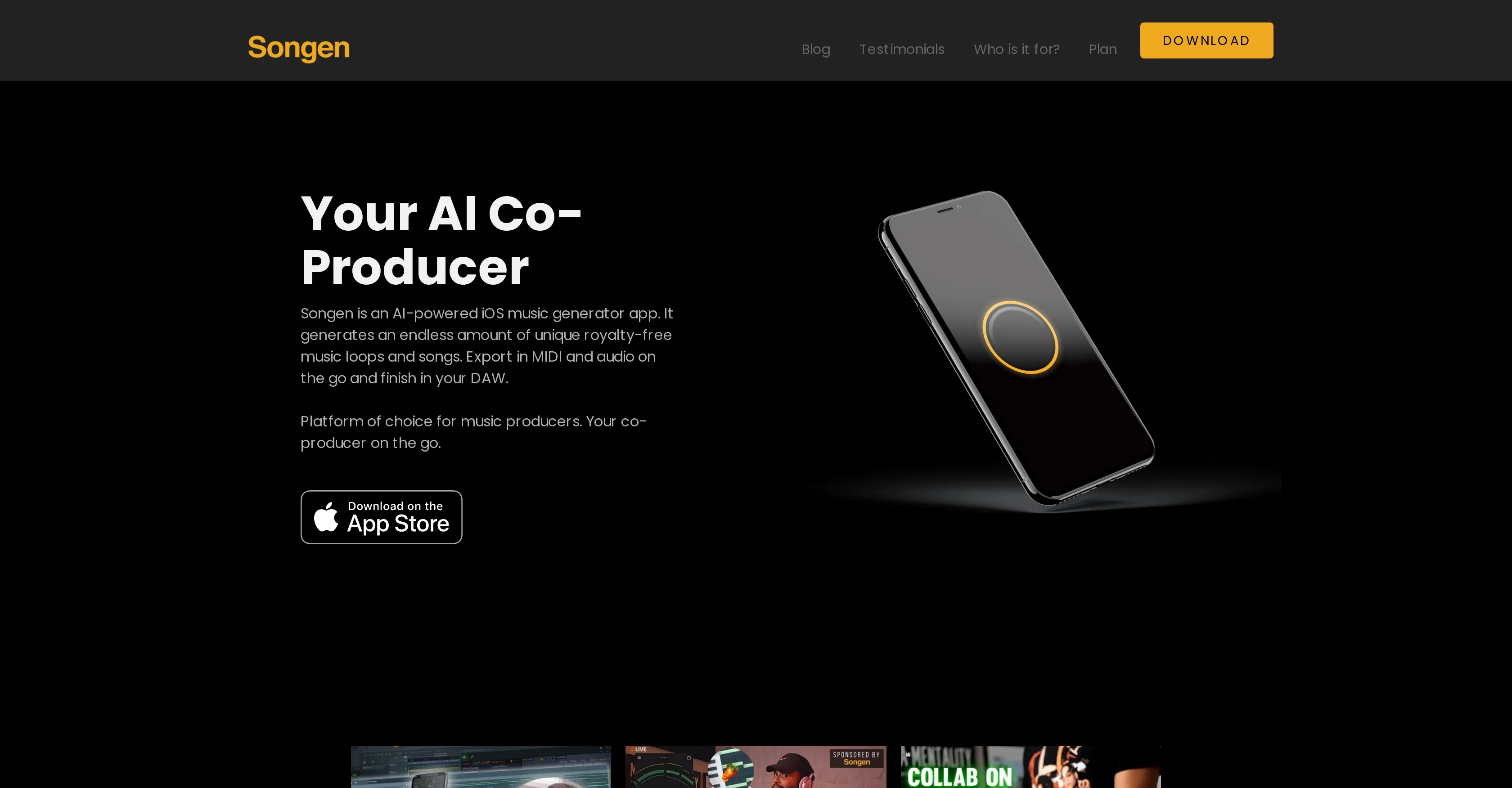 Songen website