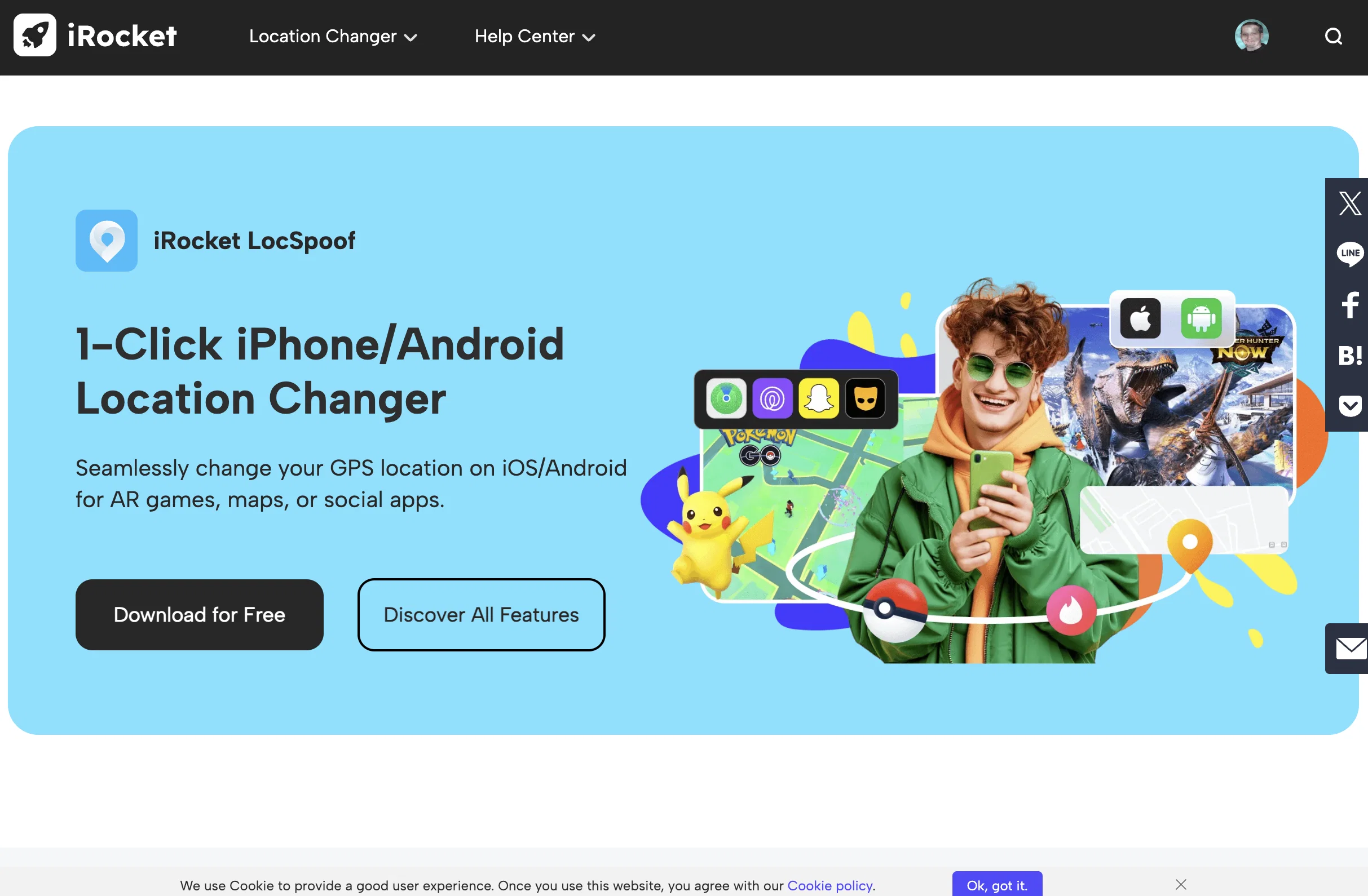 iRocket VoxTalker website