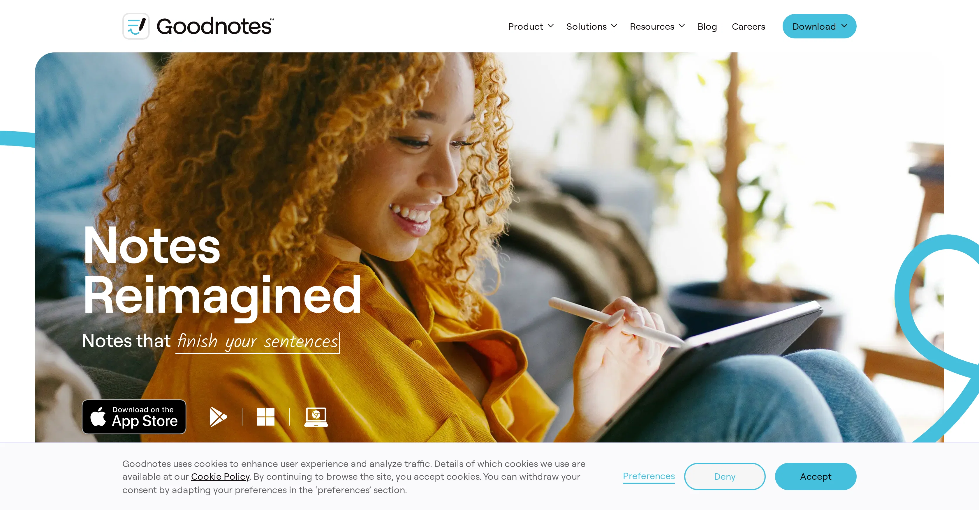 Goodnotes website