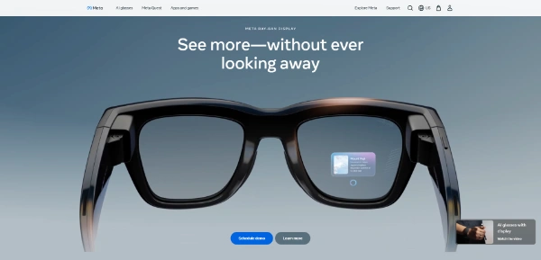 AI Glasses by Meta & Ray Ban