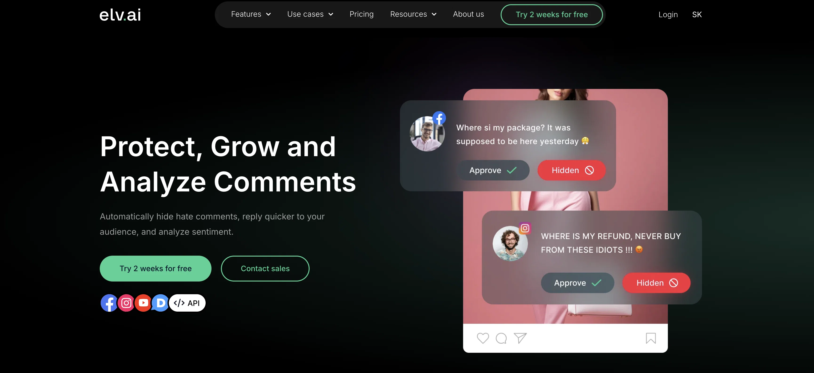 Elv.ai website
