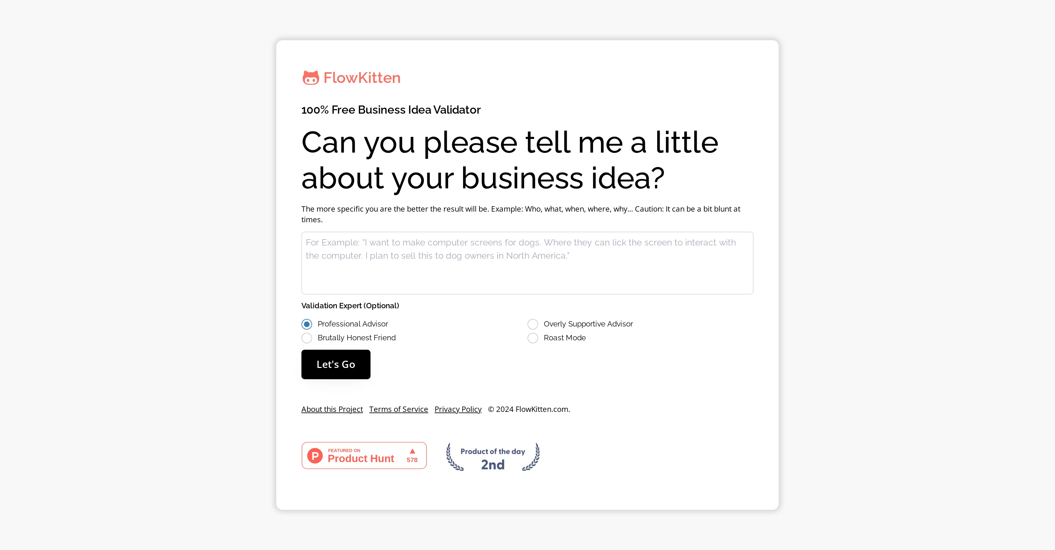 FlowKitten website