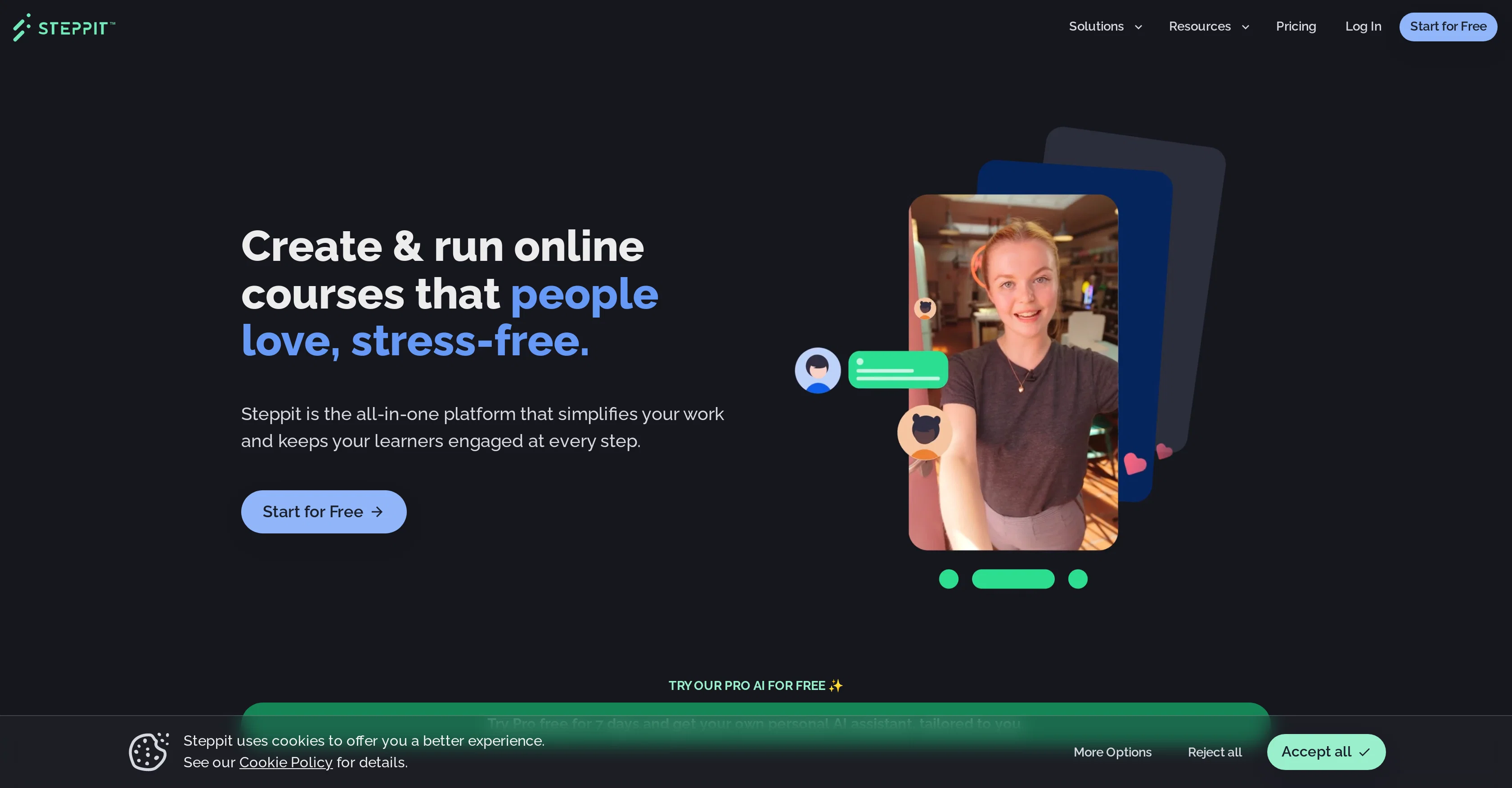 Steppit website