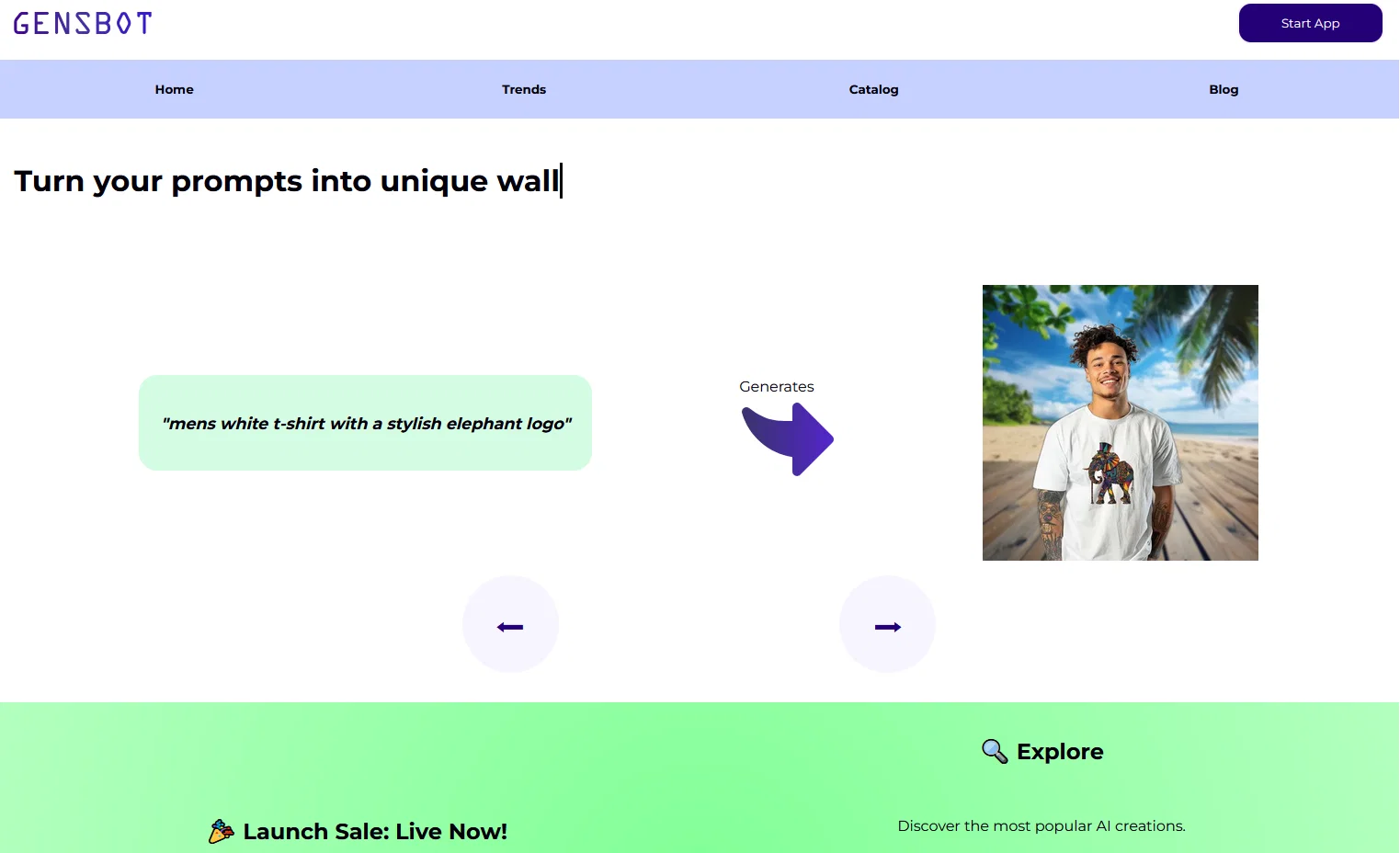 Gensbot website