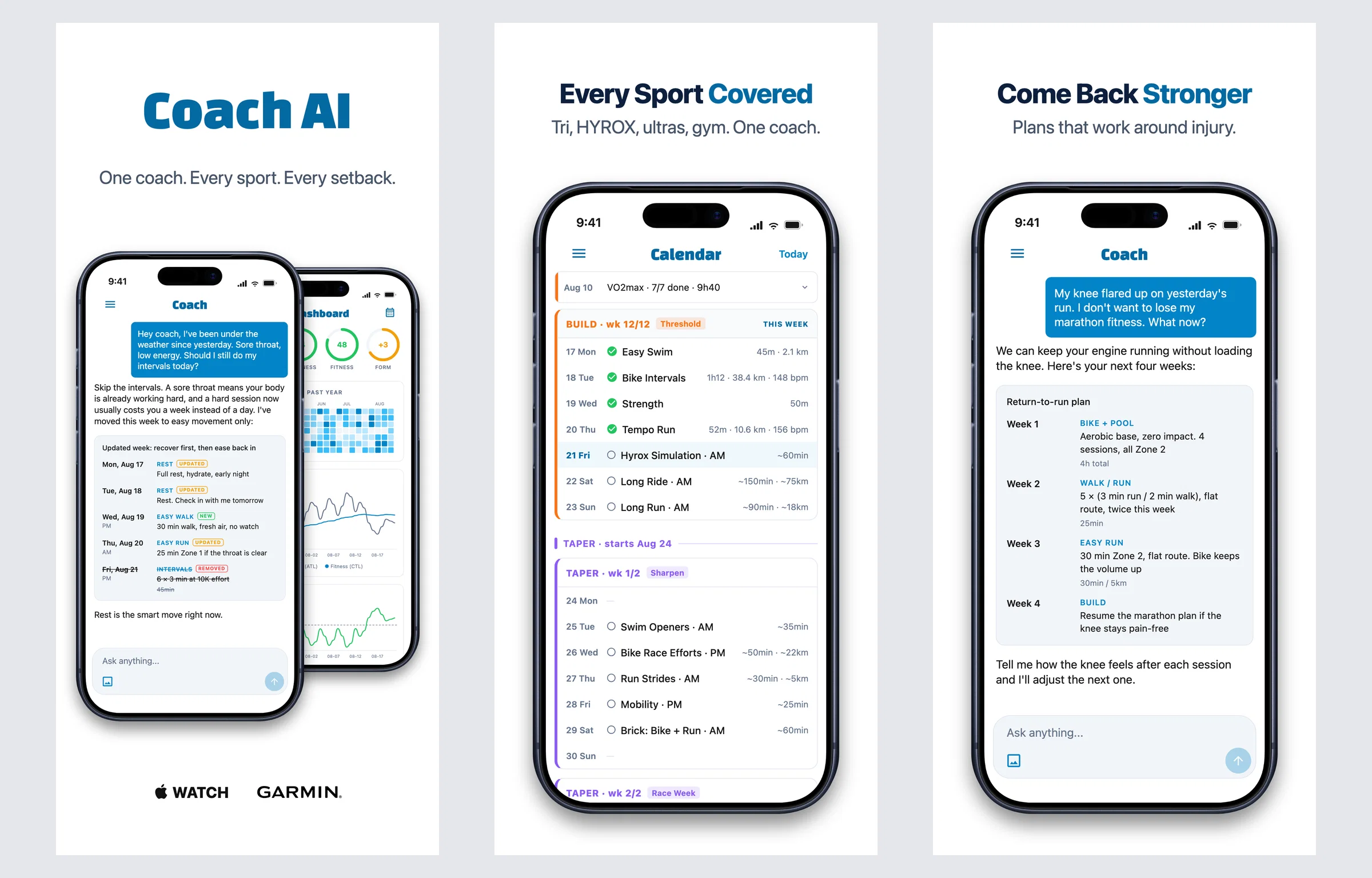 Coach AI website