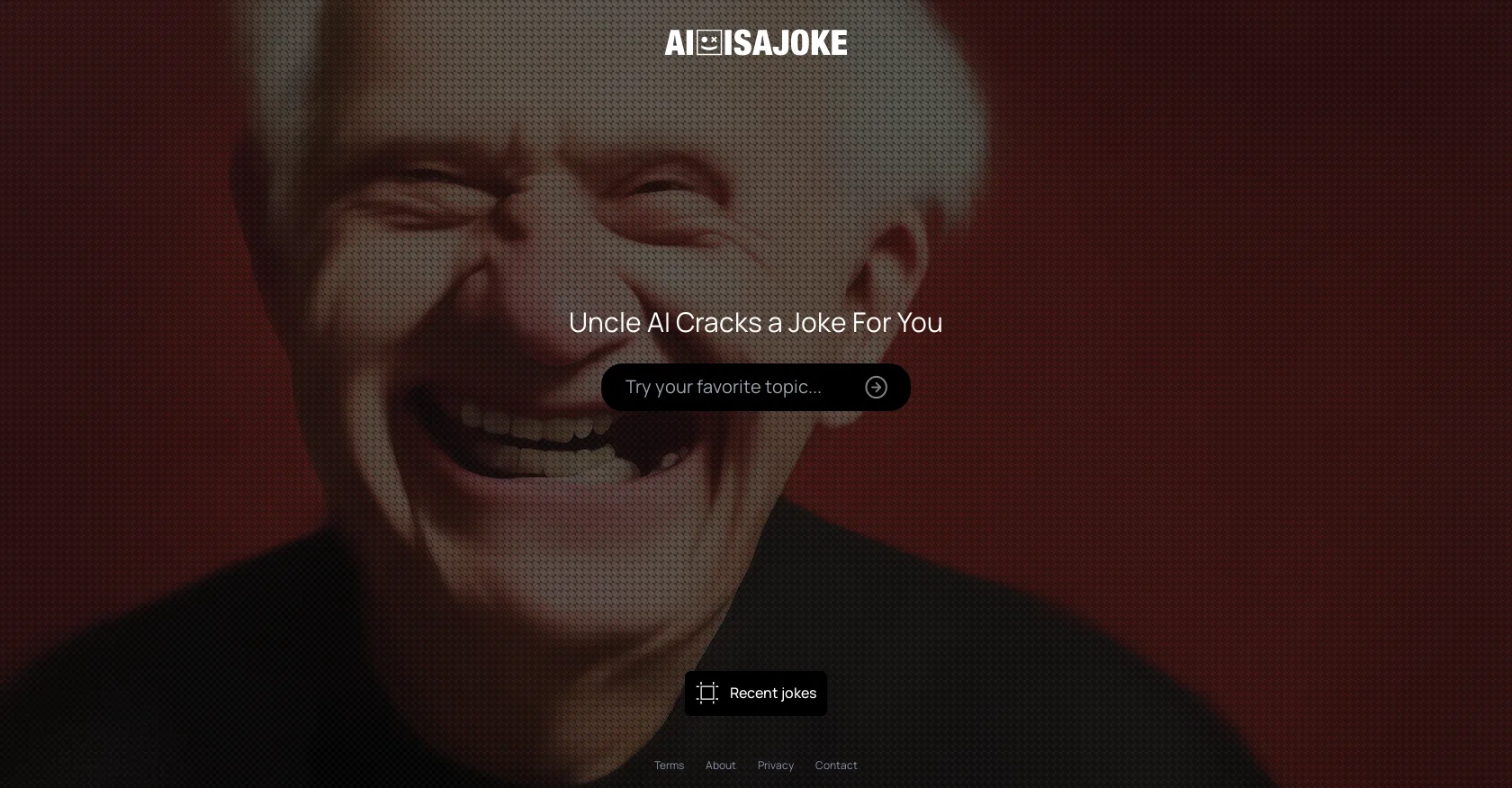 AI Is A Joke website