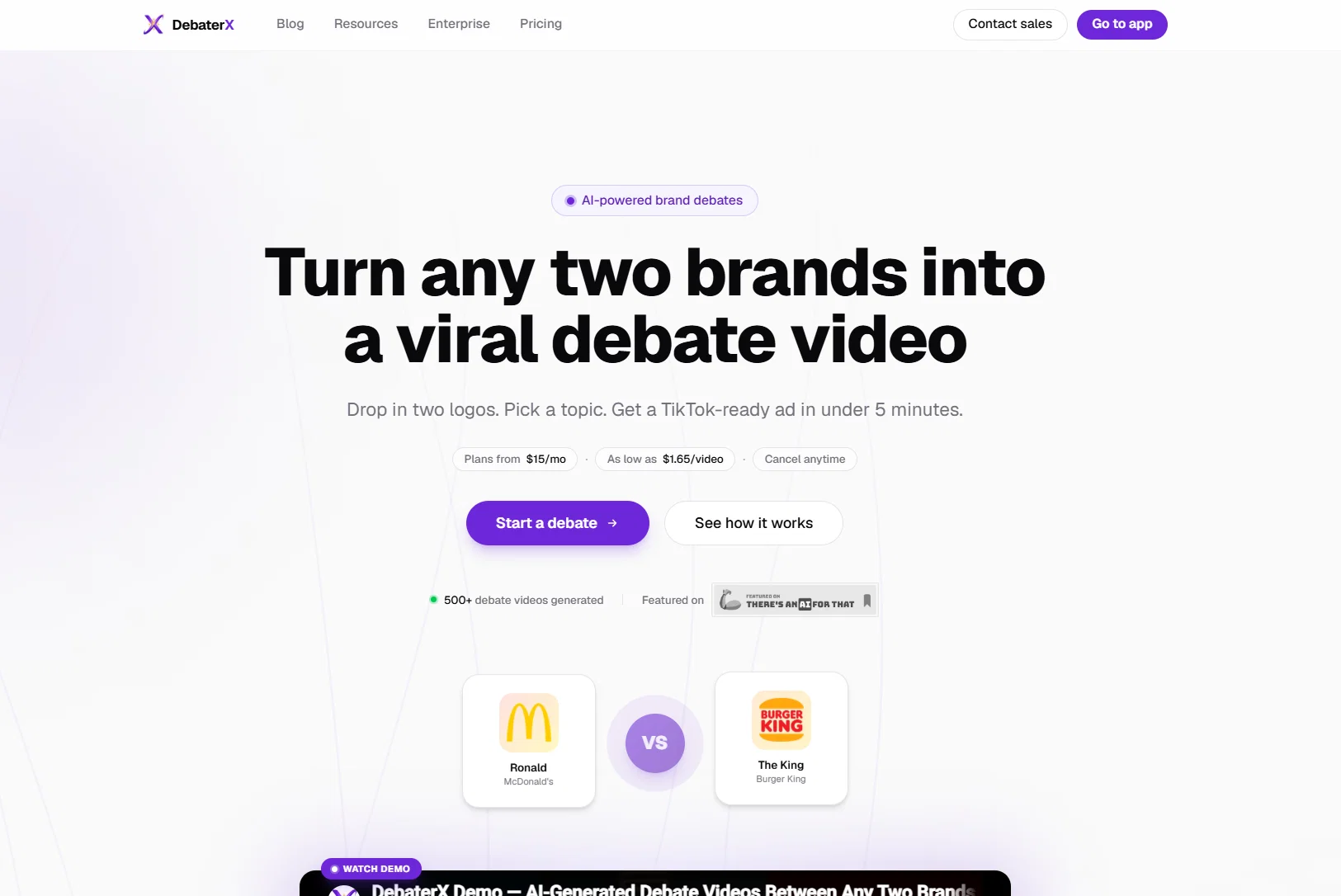 DebaterX website