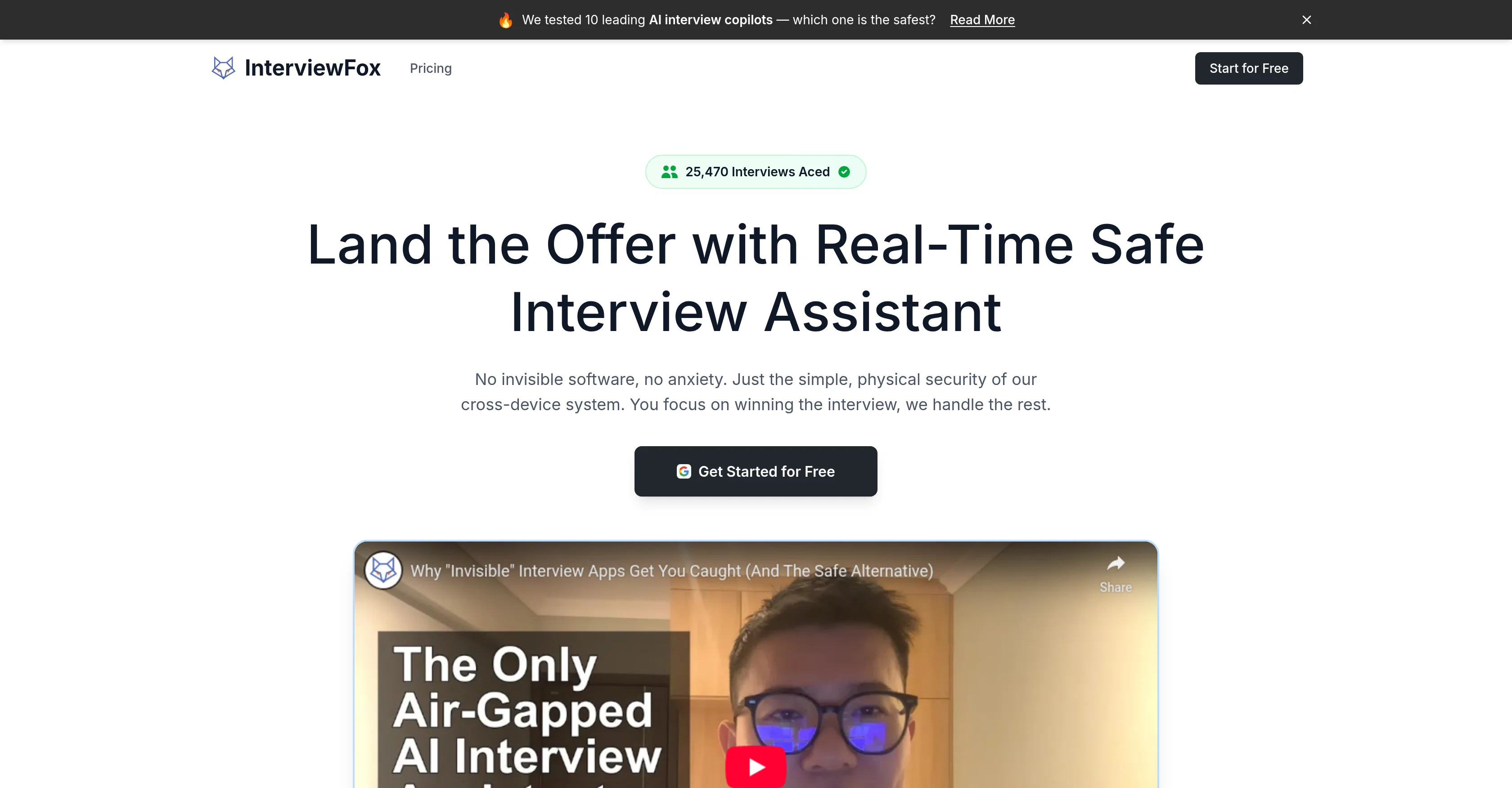 InterviewFox website