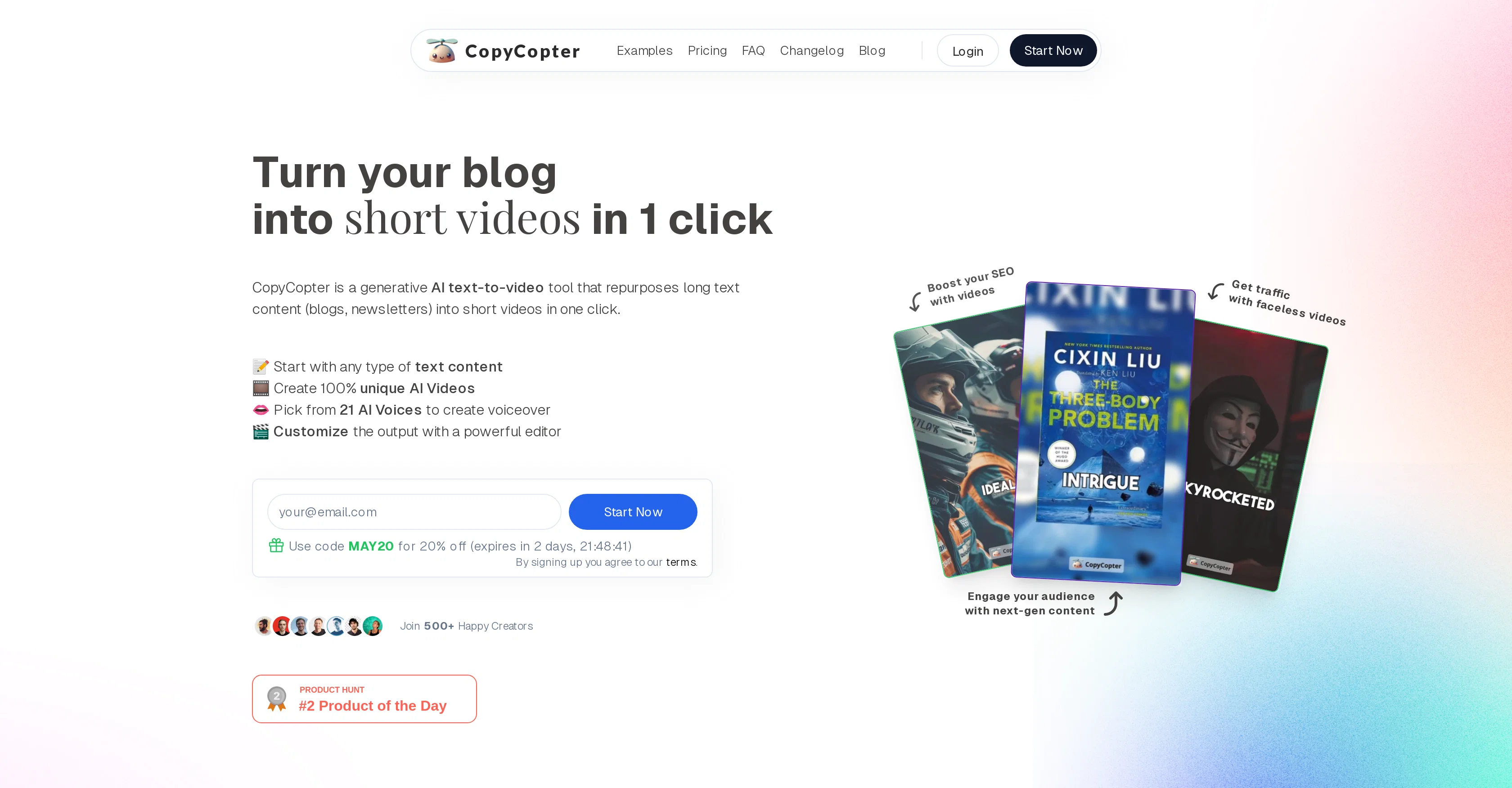 CopyCopter website