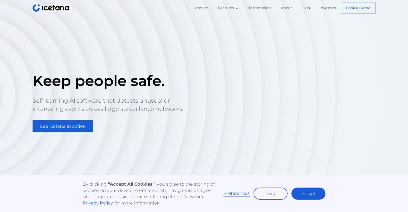 Icetana website