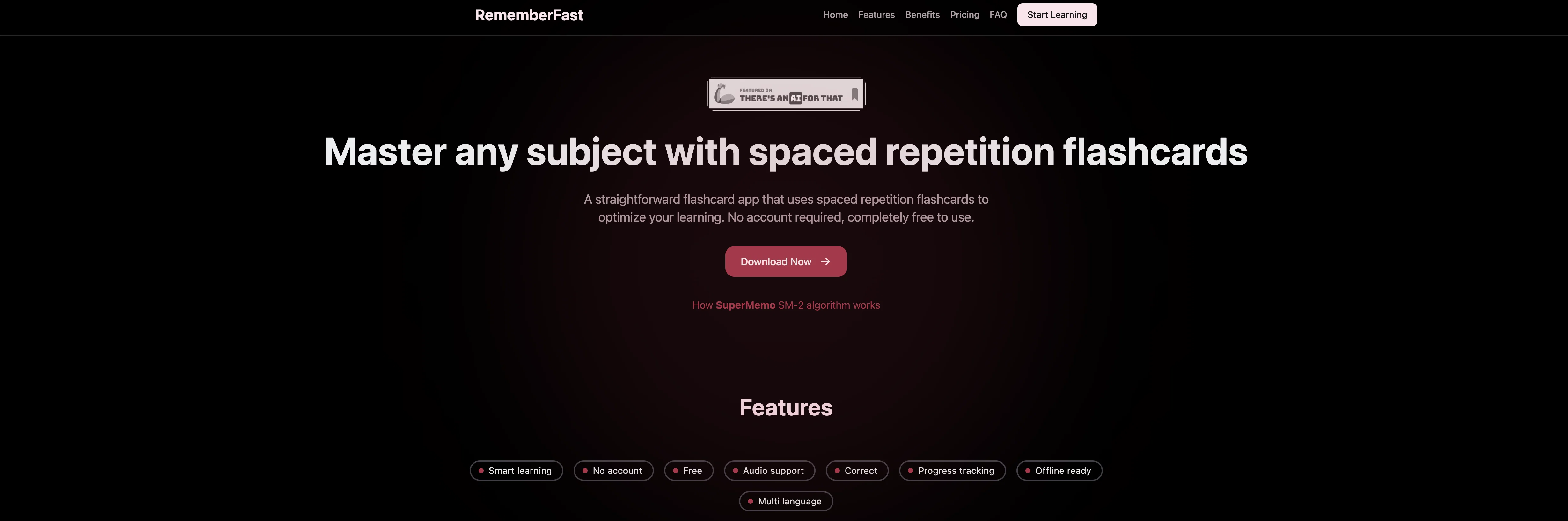 RememberFast (ex MemoAnki) website