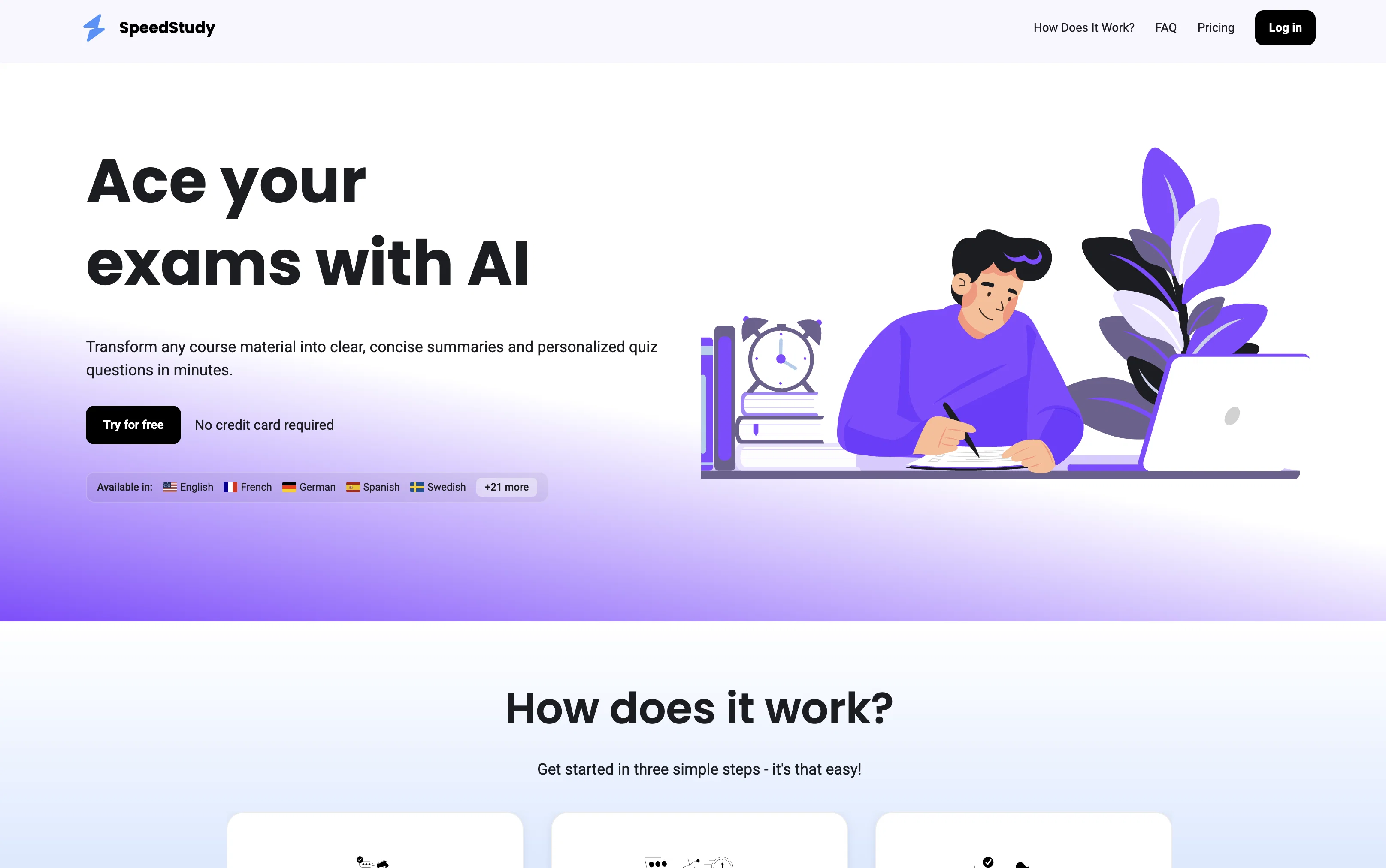 SpeedStudy website