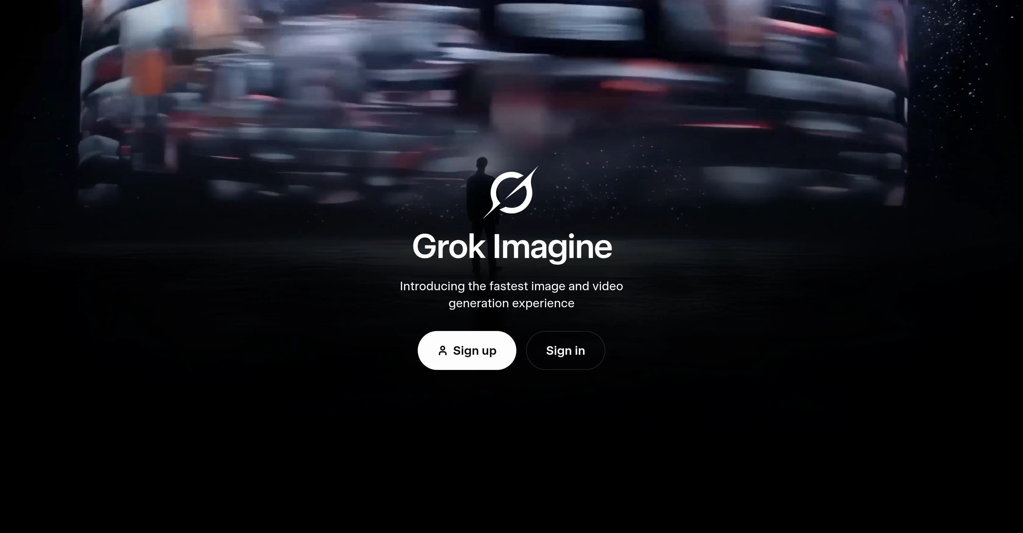 Grok Imagine website