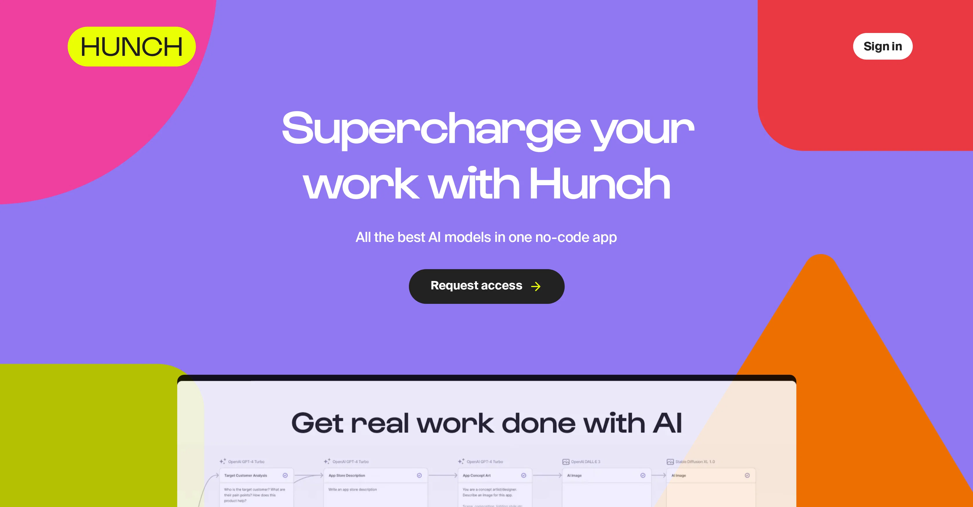 Hunch website