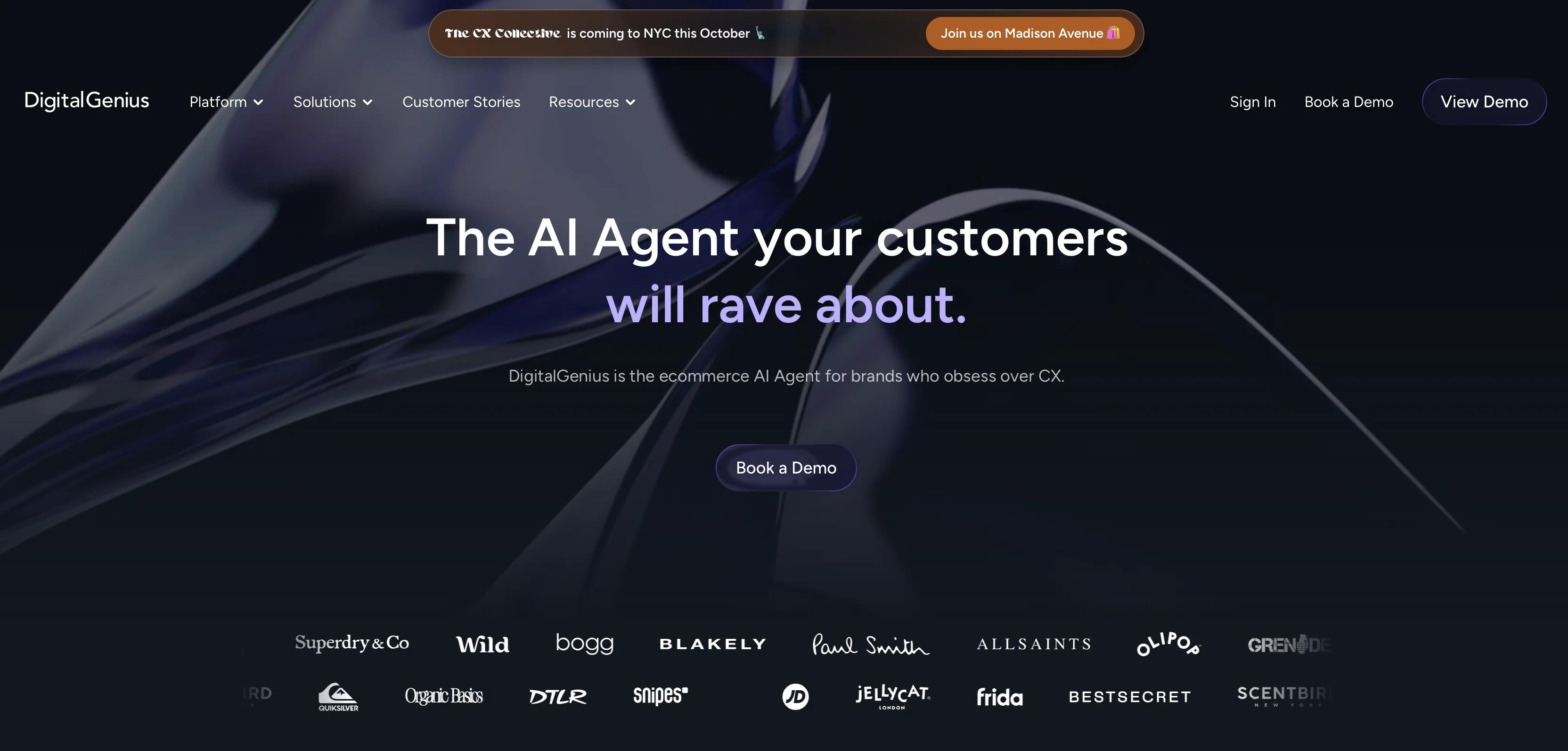 DigitalGenius website