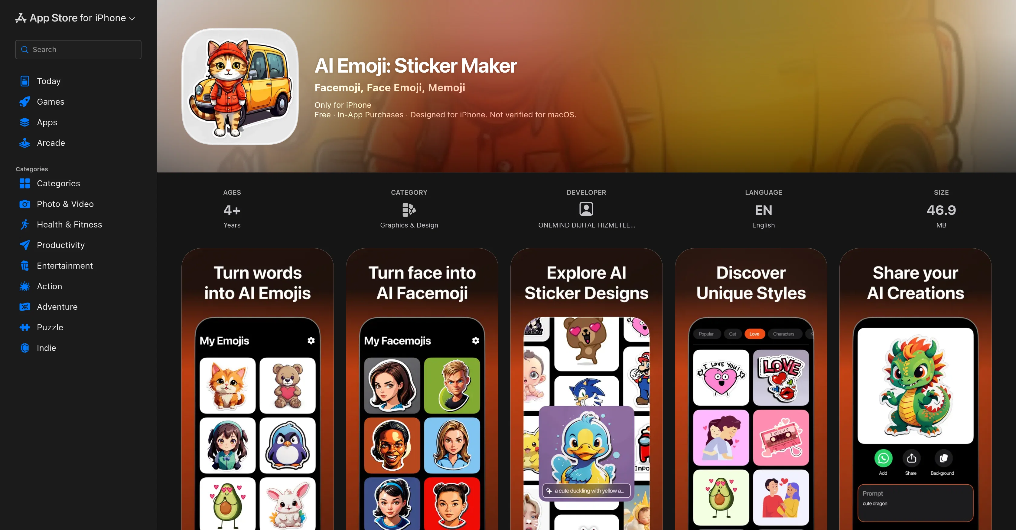 AI Emoji Sticker Maker website