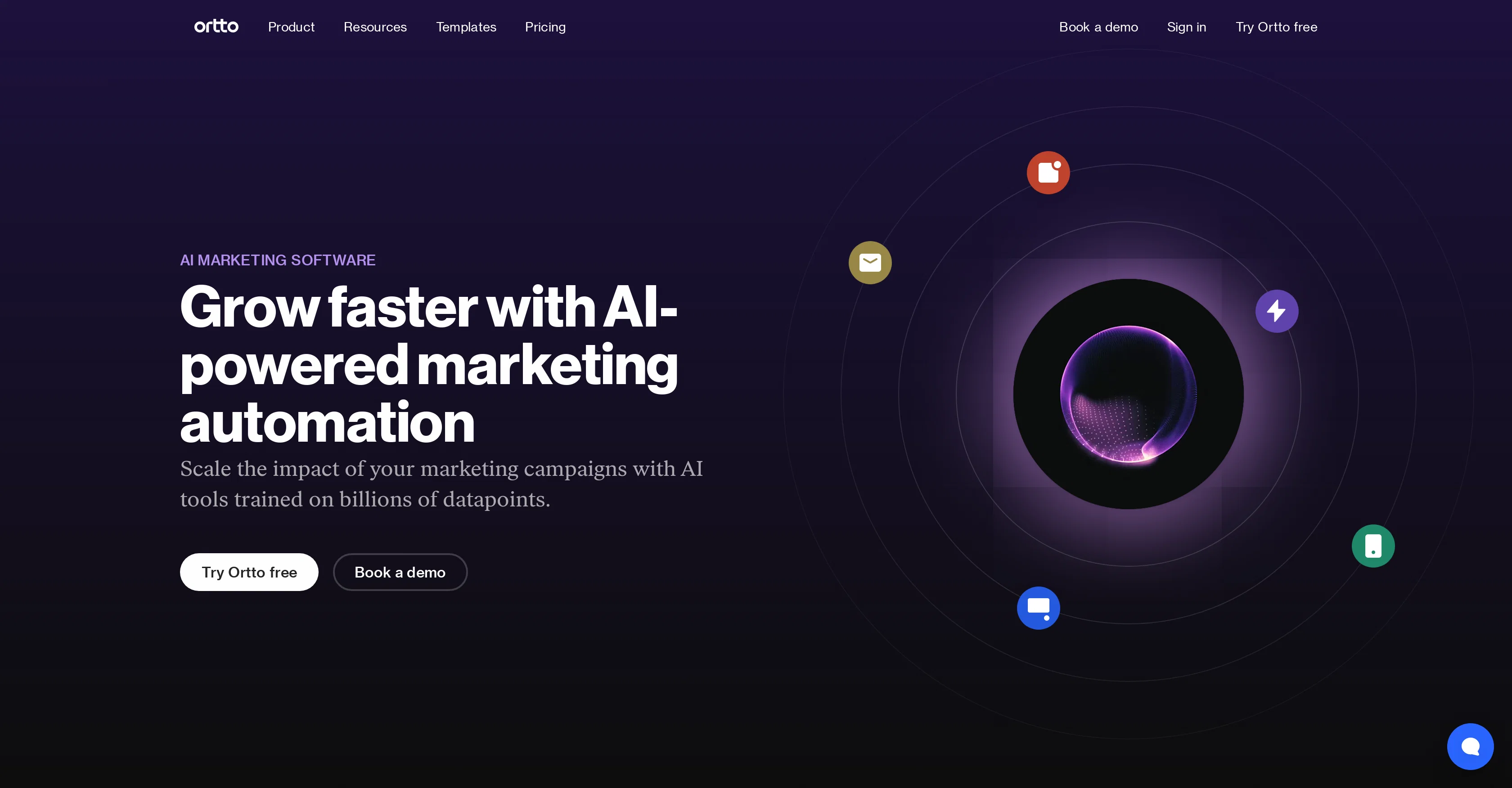 Ortto AI website